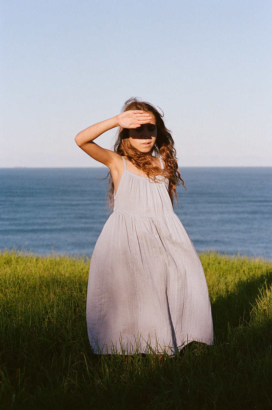 Illoura the Label - Darcy Dress Pale Indigo