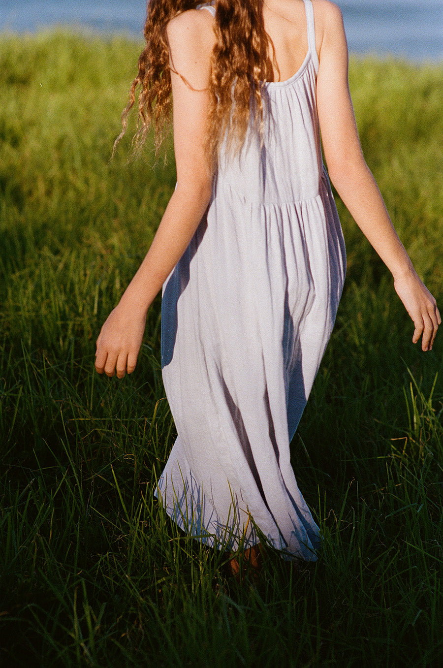 Illoura the Label - Darcy Dress Pale Indigo