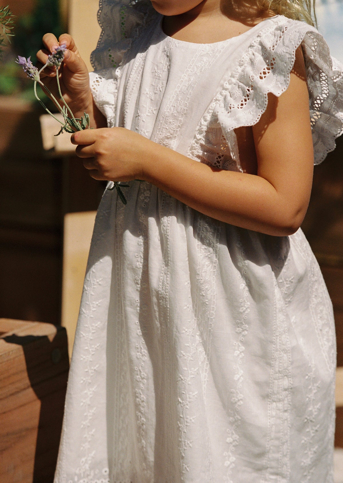 Juni JNR Rumi Dress Blanc