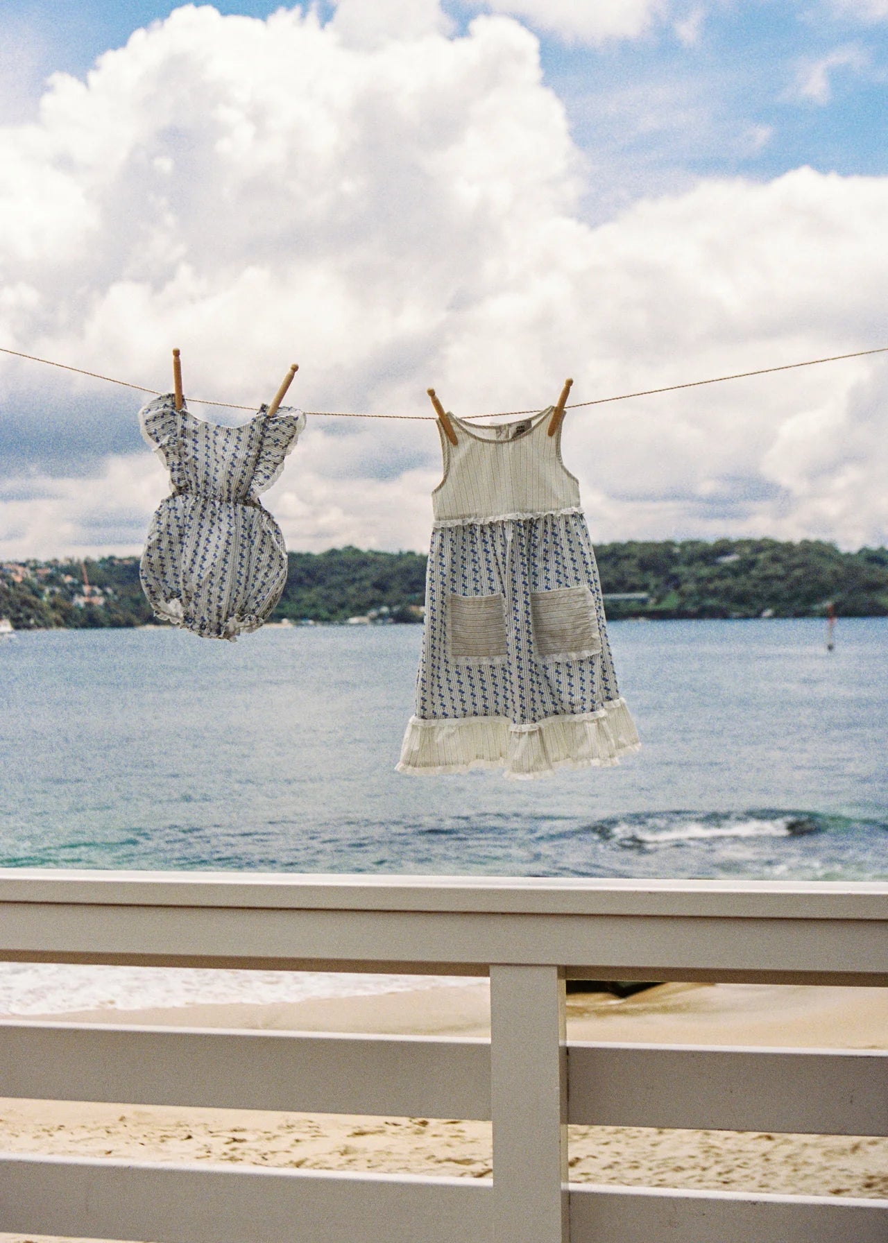 JUNI JNR - Daisy Romper Bluebell