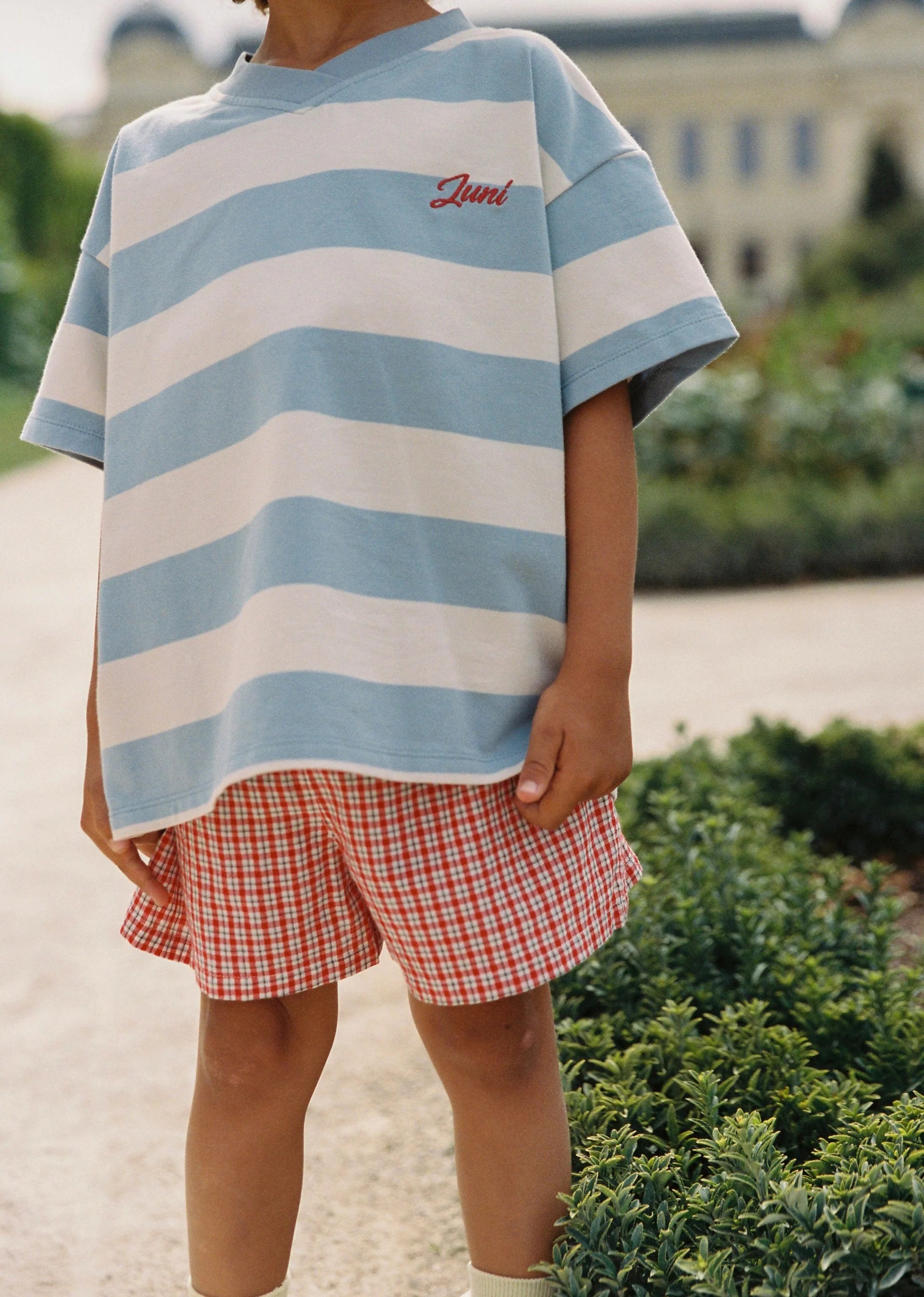 JUNI JNR - Banjo Short Red Check