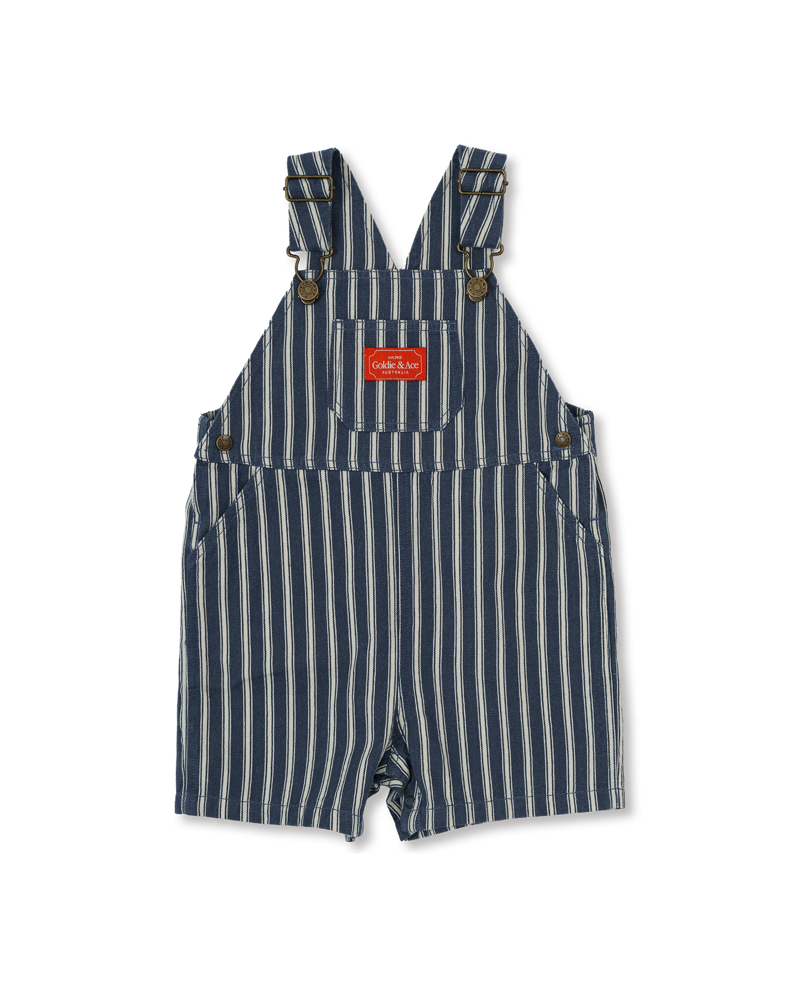 Goldie + Ace - Railroad Stripe Burton Overalls