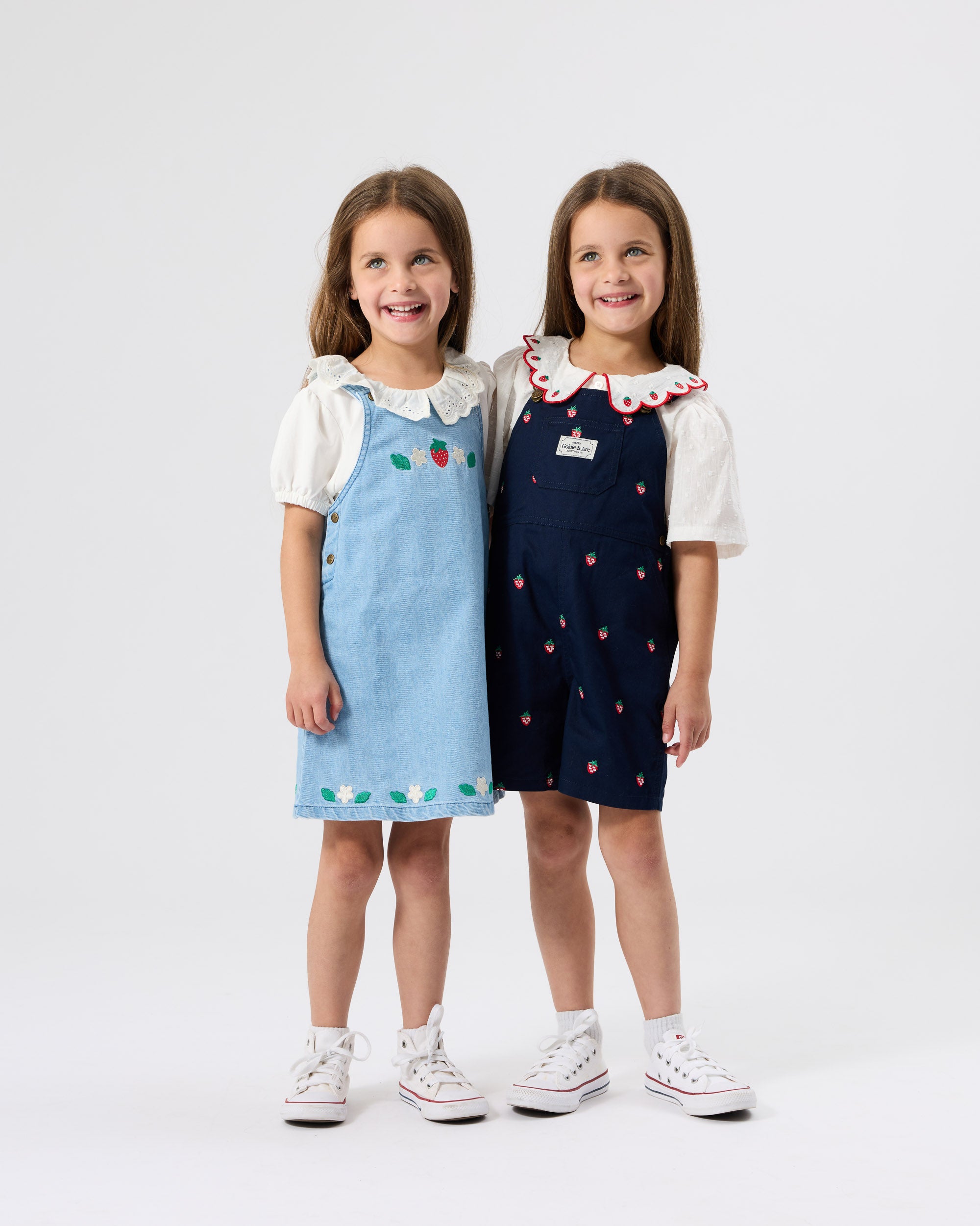 Goldie + Ace - Wild Strawberry Pinafore Dress
