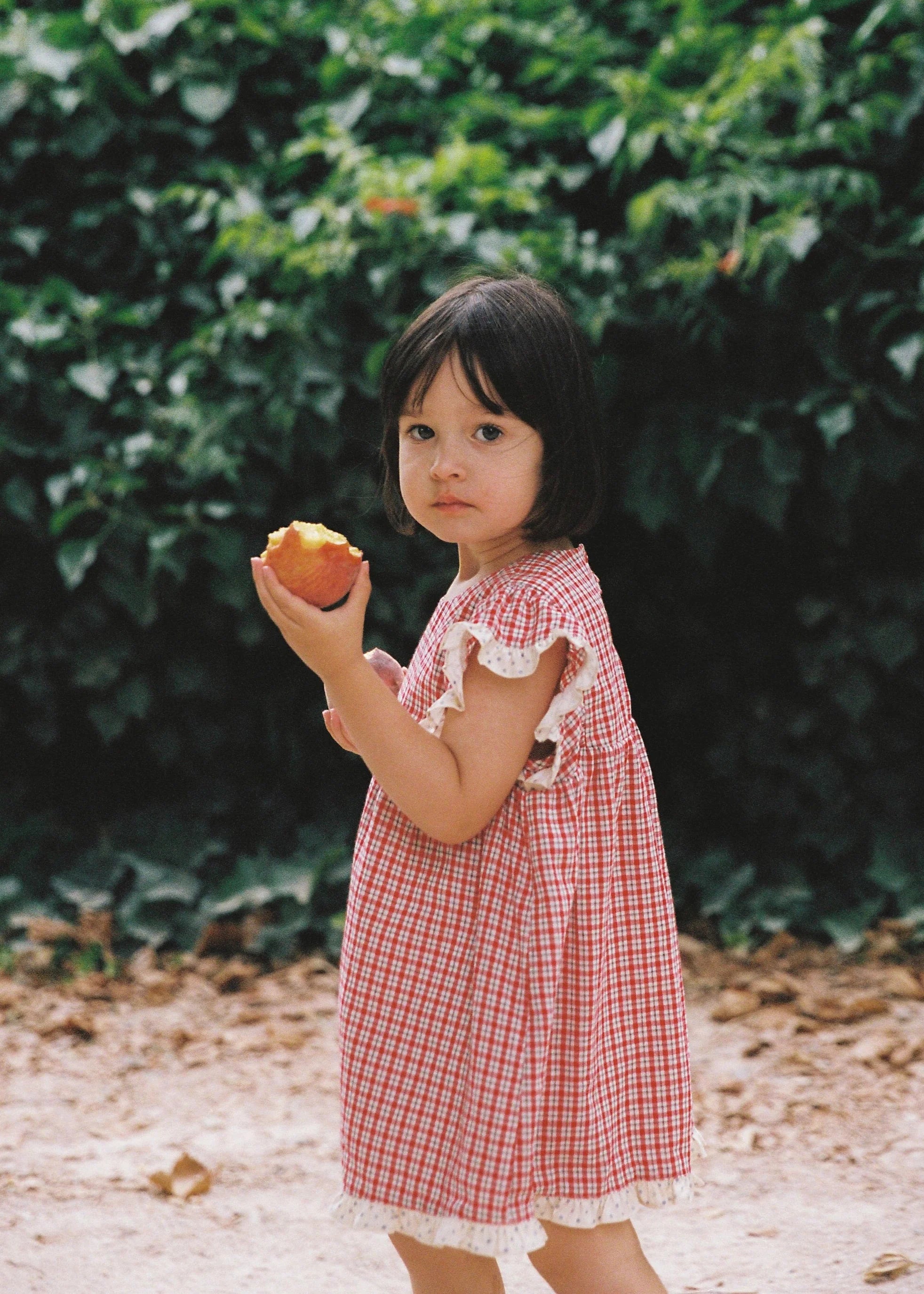 JUNI JNR - Daisy Dress Red Check