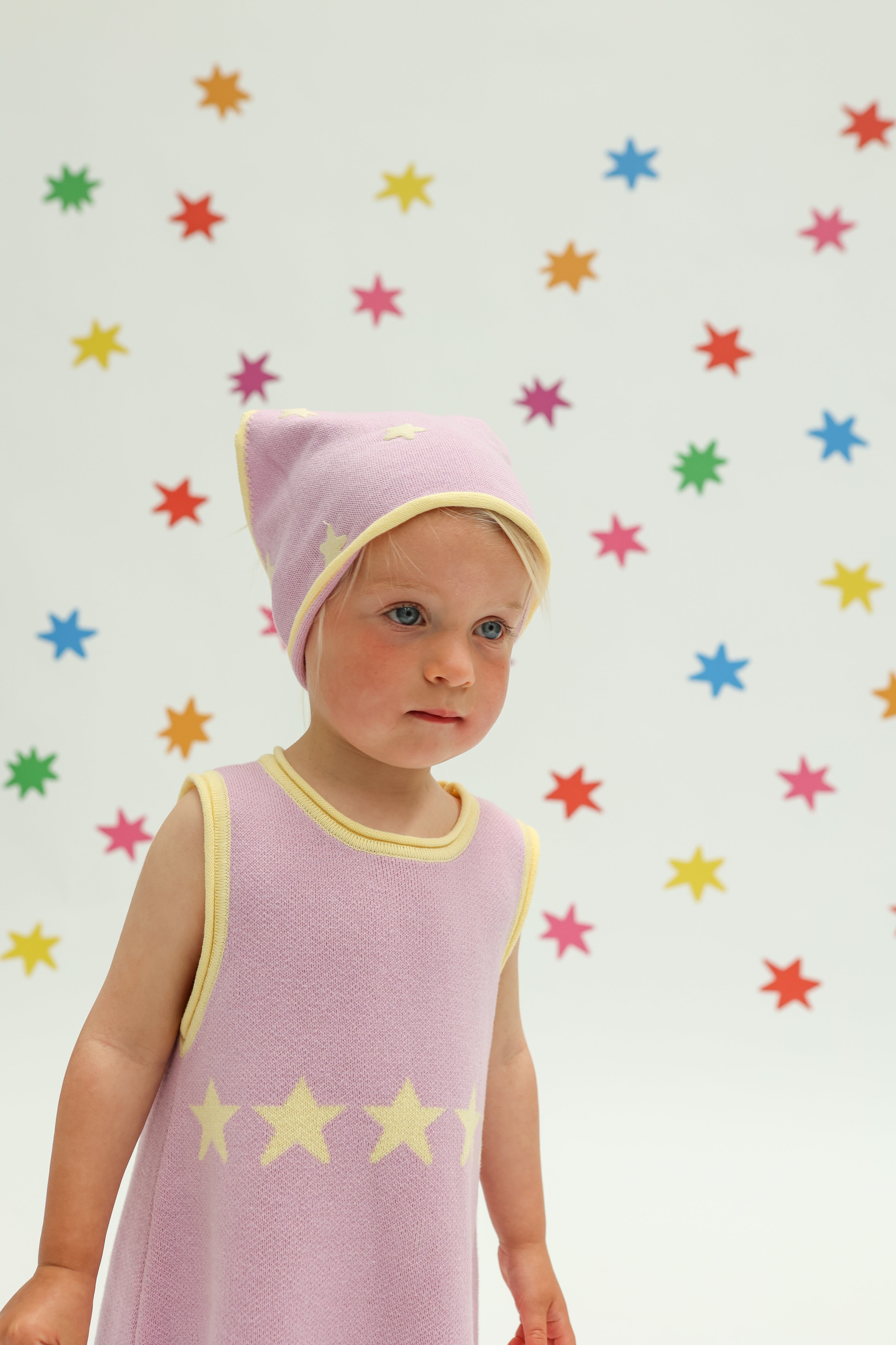 Sunday Siblings - Stars Align Bandana Purple & Yellow