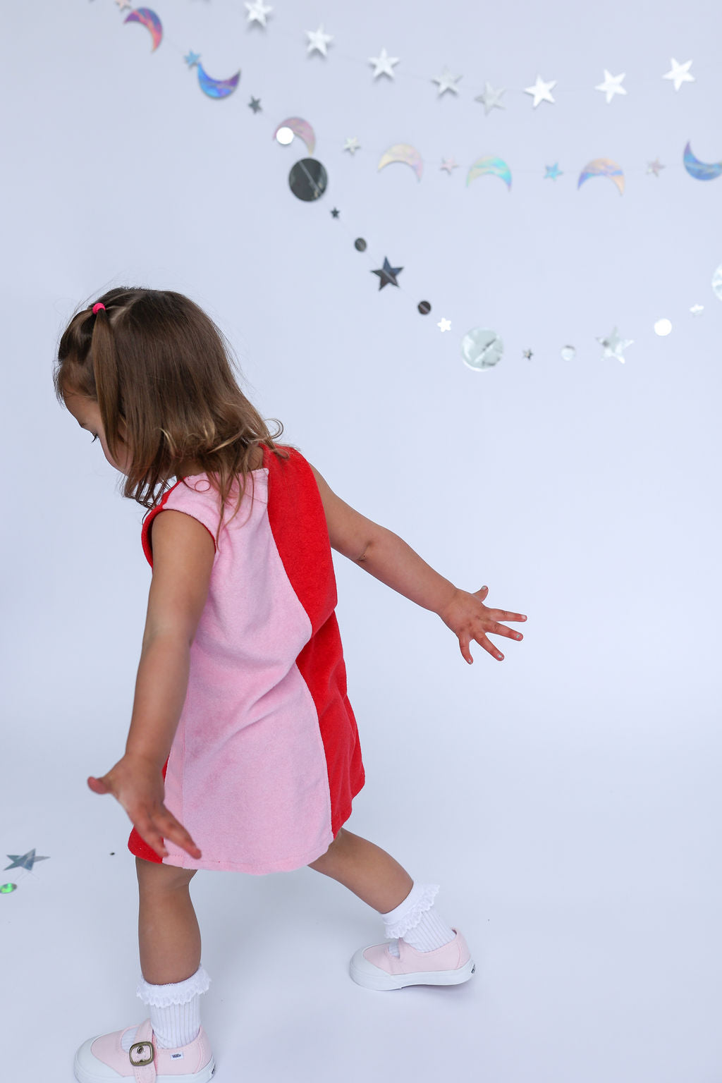 Sunday Siblings - Lunar Dress Red/Pink