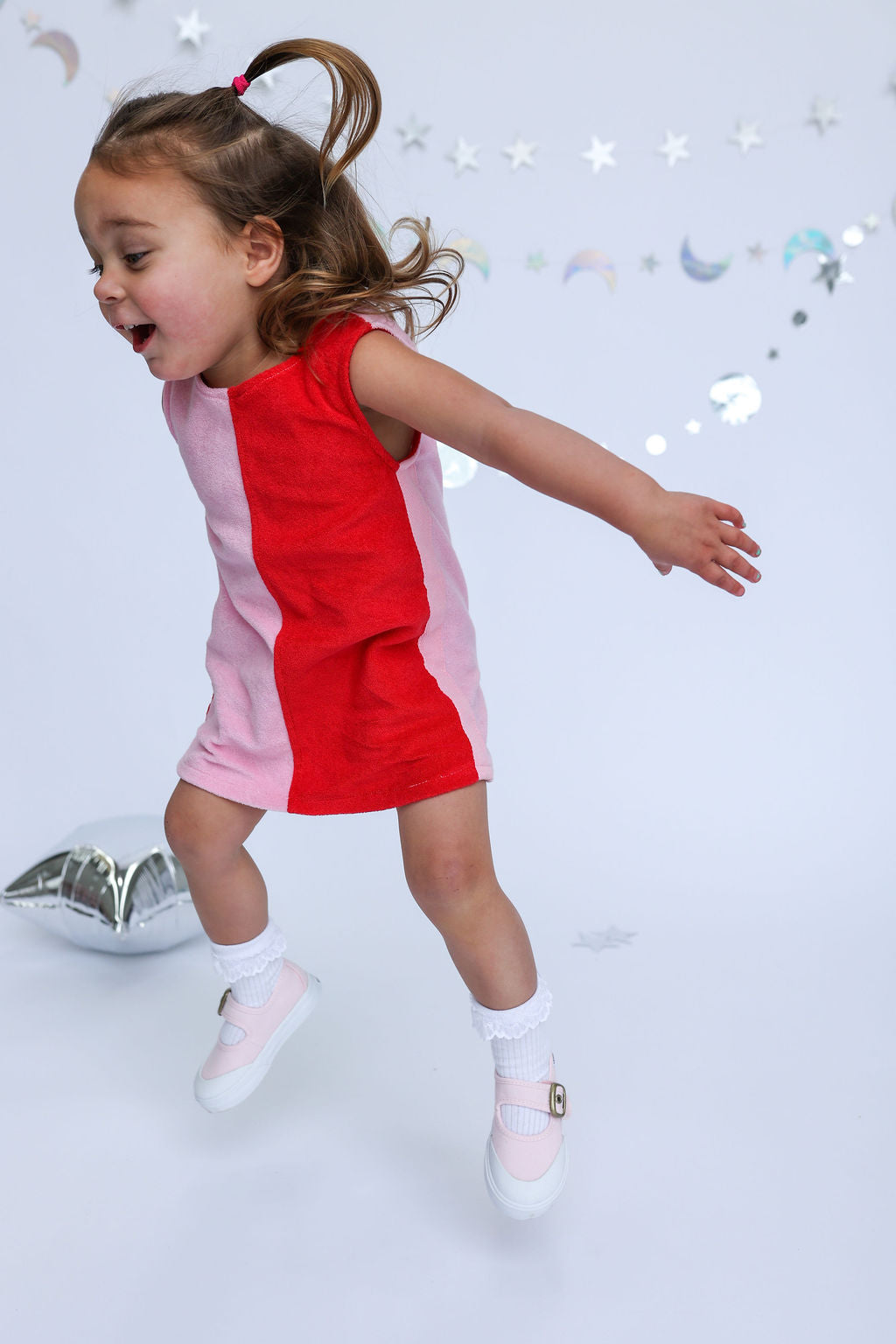 Sunday Siblings - Lunar Dress Red/Pink