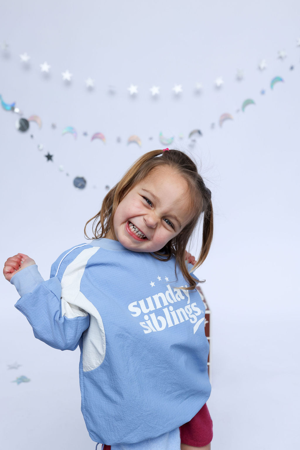Sunday Siblings - Racer Windbreaker Blue