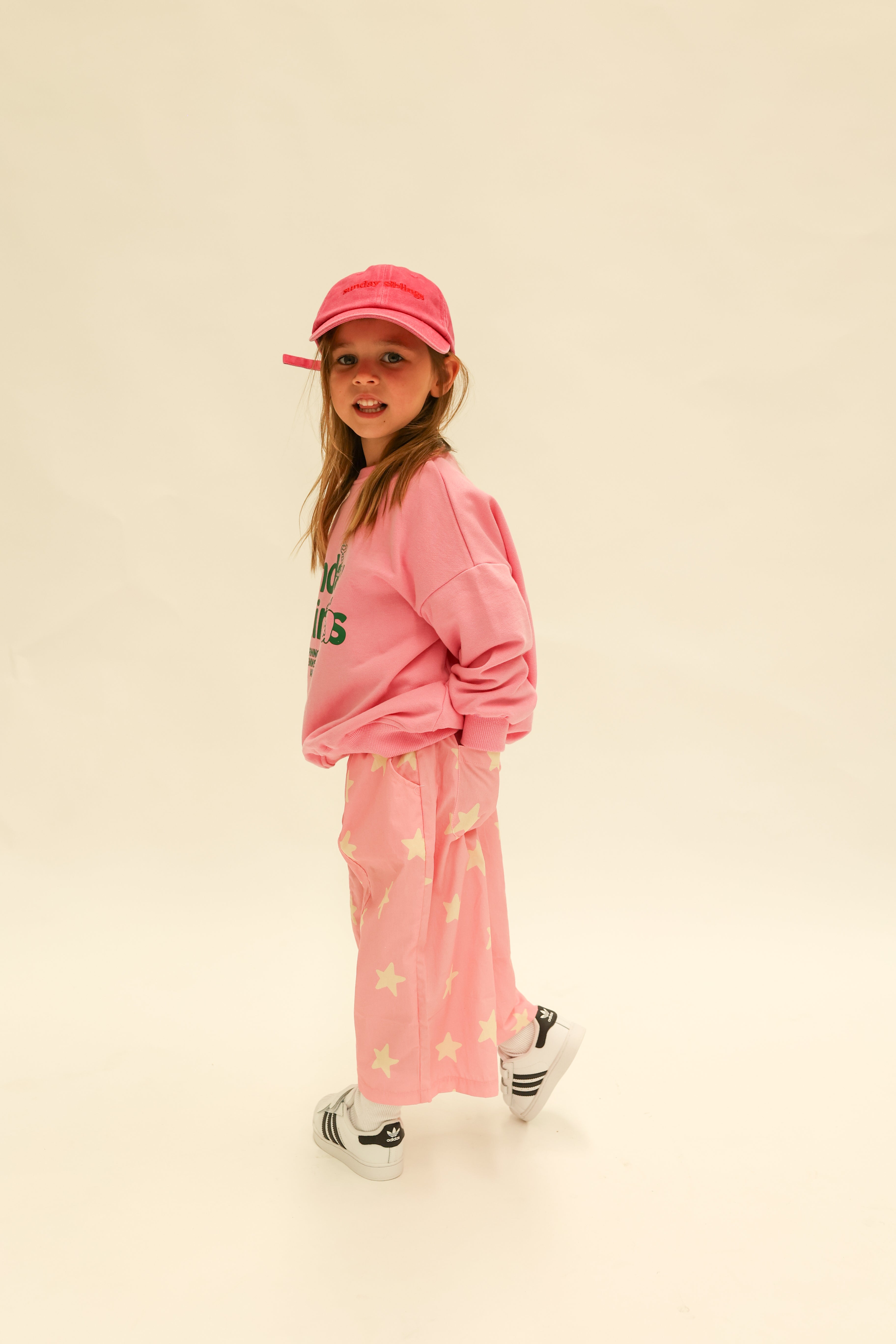 Sunday Siblings - Doc Sweater Pink/Green