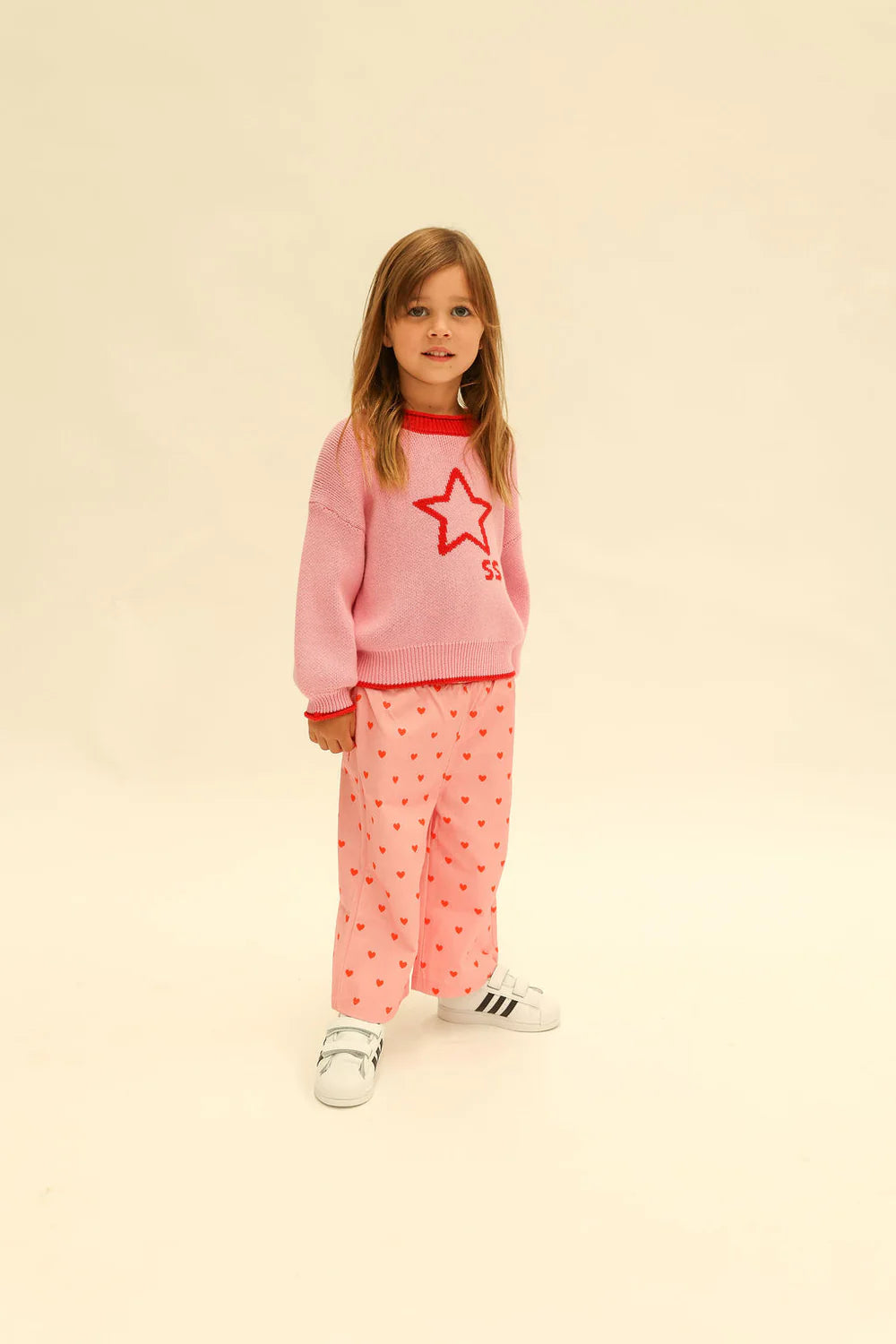 Sunday Siblings - Neve Knit Pink - Size 6-12M