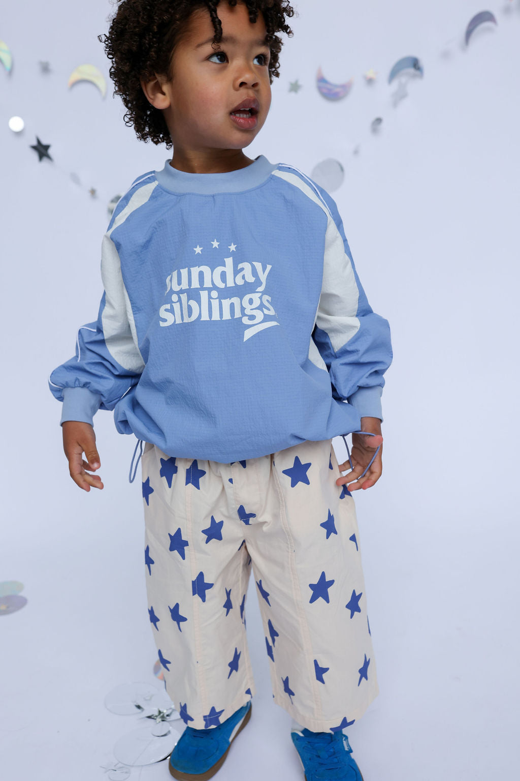 Sunday Siblings - Racer Windbreaker Blue