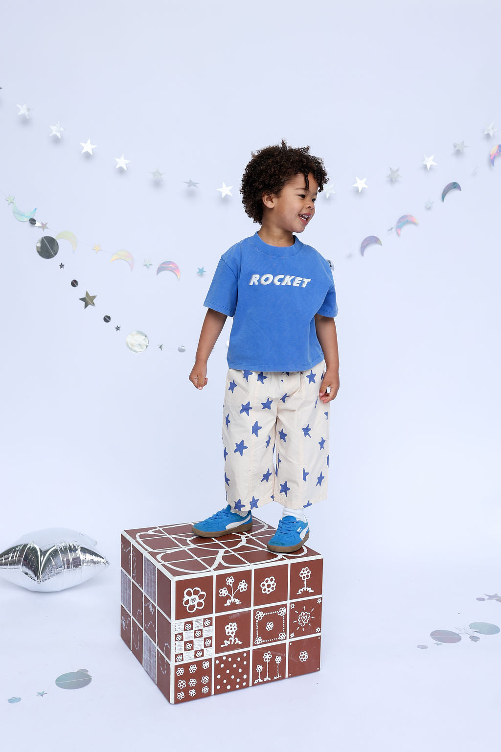 Sunday Siblings - Rocket Tee Blue