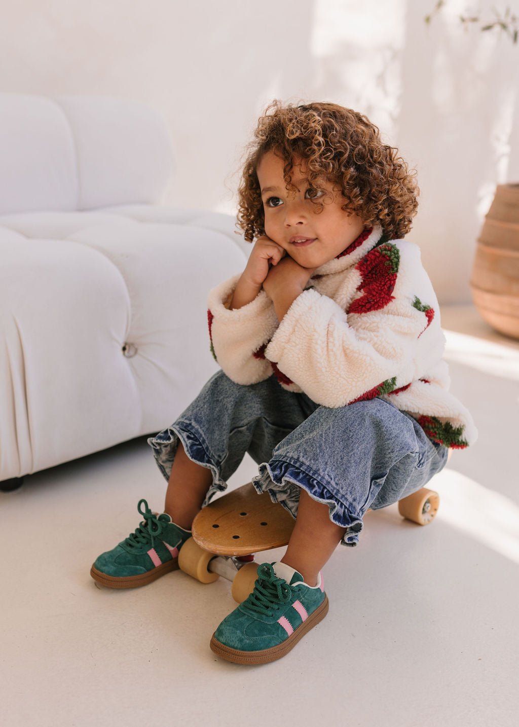 Walnut Melbourne - Luca Sneaker Green