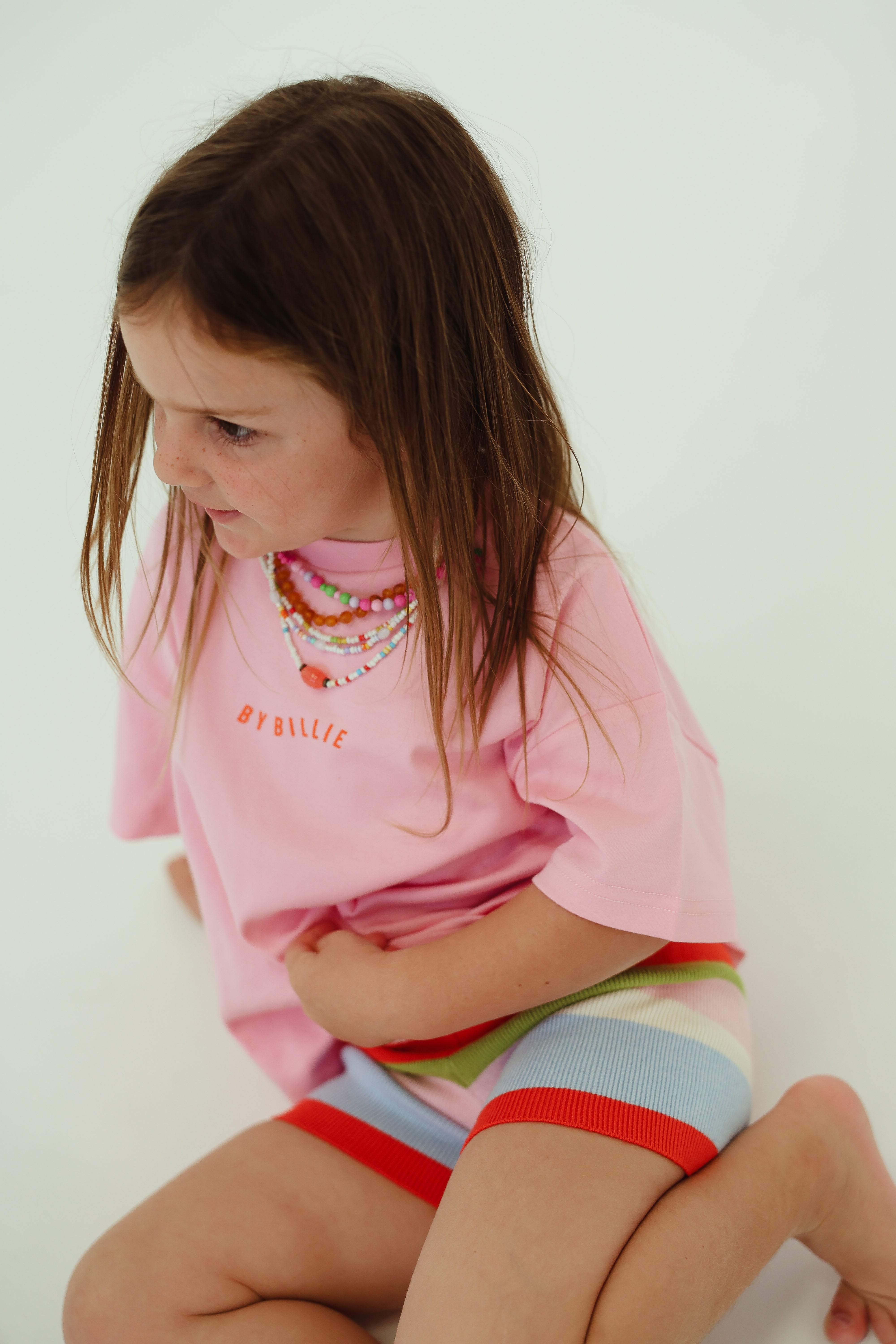 By Billie - BB Knit Shorts Stripe