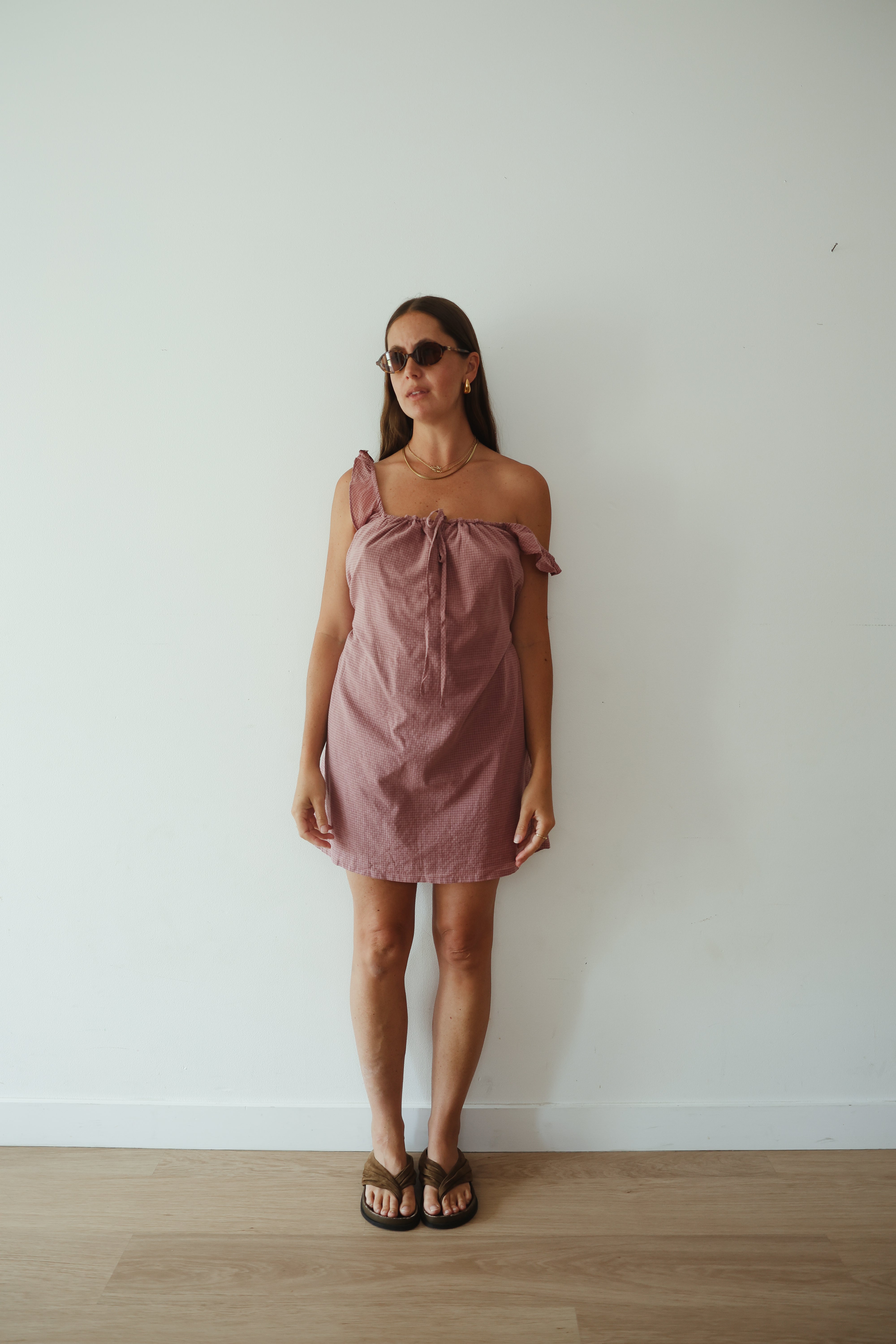 By Billie - Sophie Dress Pink Check