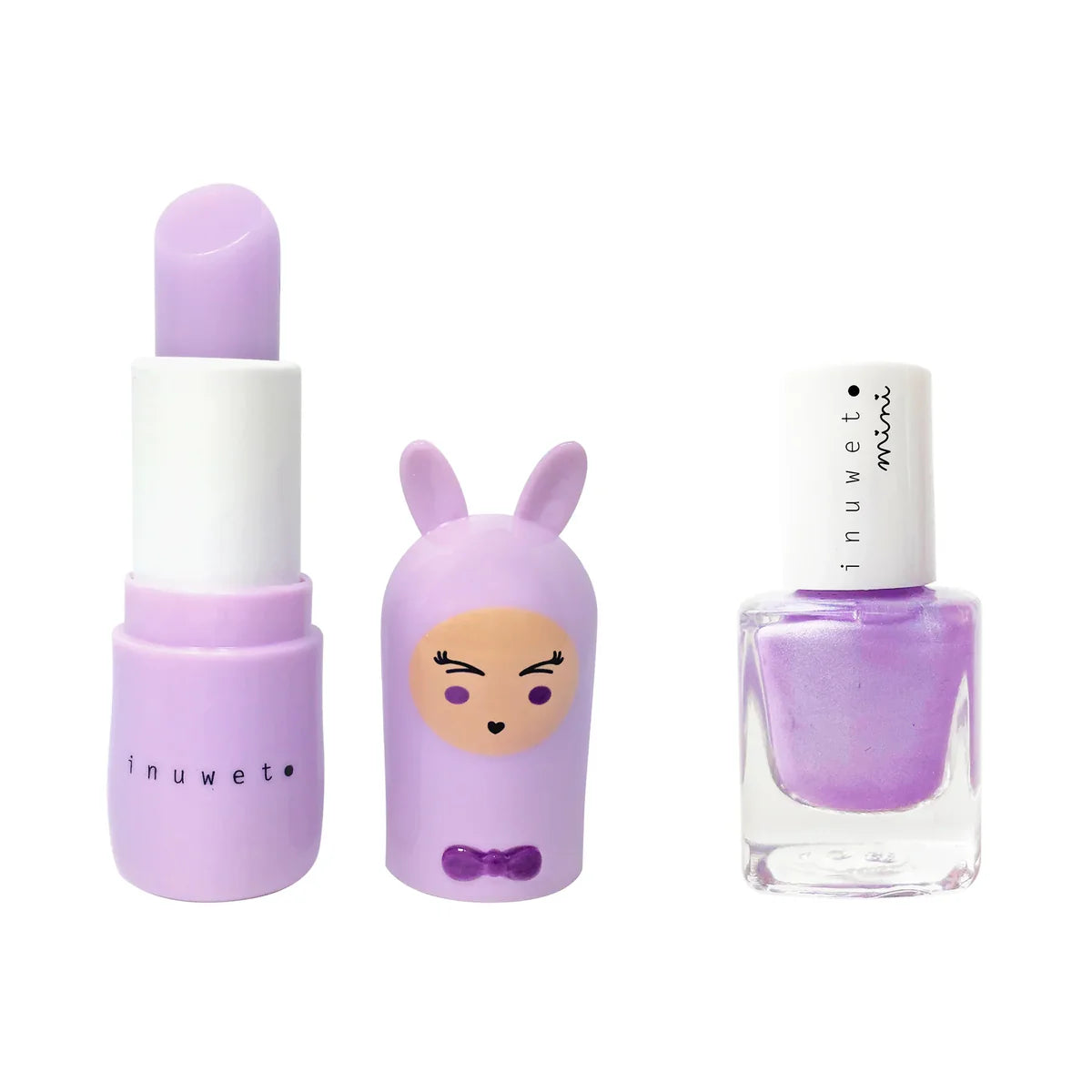 Inuwet - Lip And Nail Duo Gift Set Purple