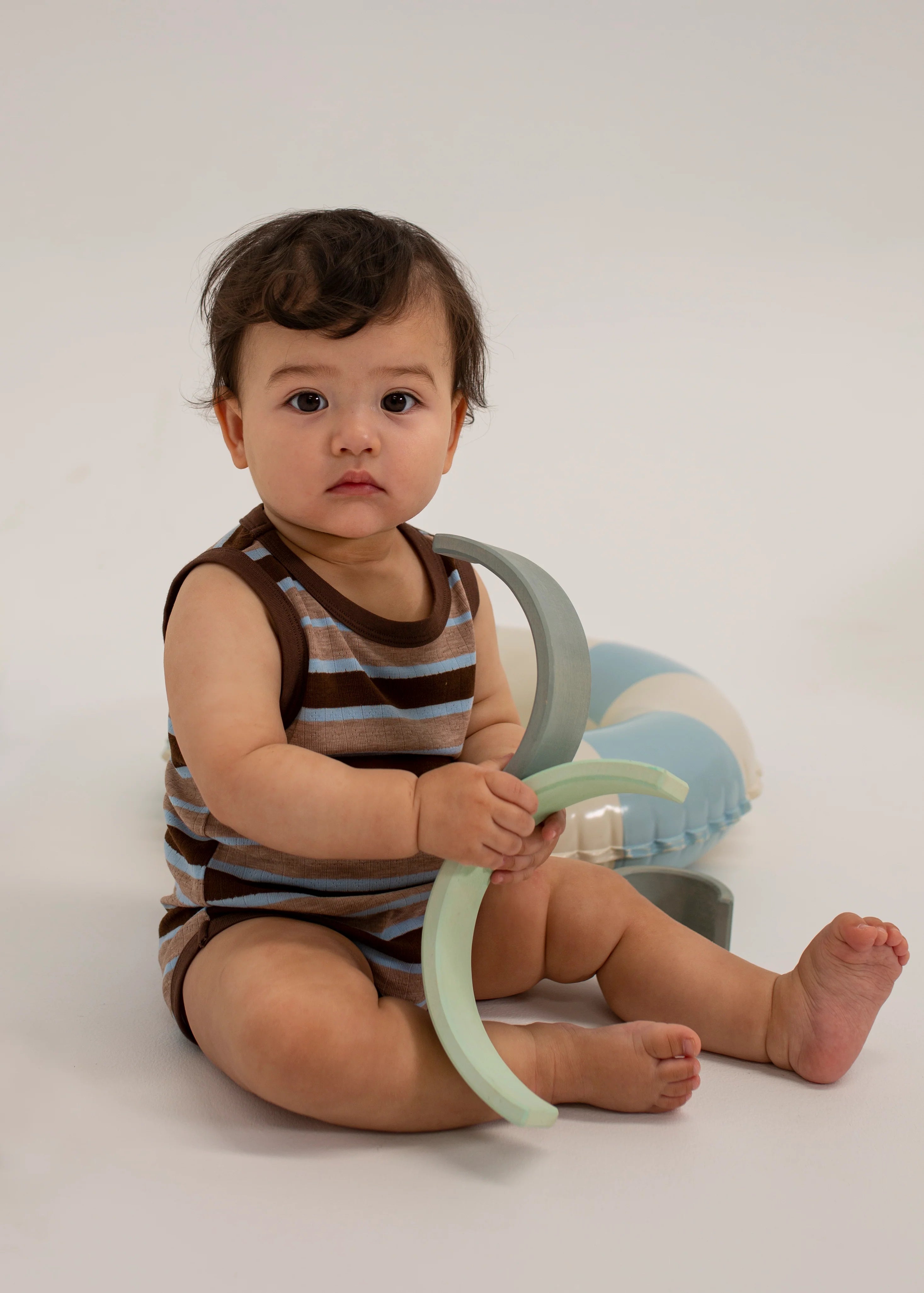 Tiny Trove - Luca Rib Pointelle Bodysuit Stripe