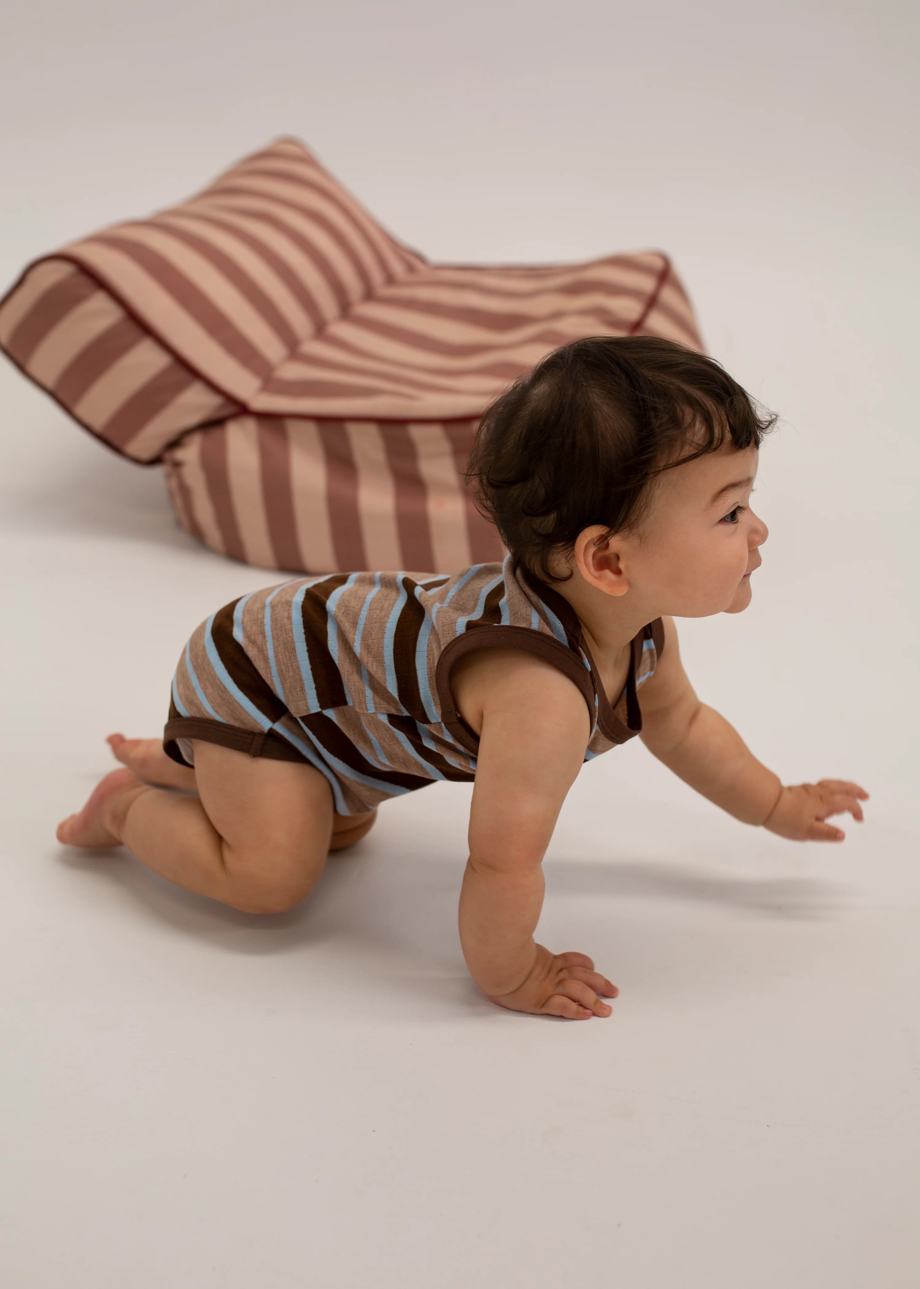 Tiny Trove - Luca Rib Pointelle Bodysuit Stripe