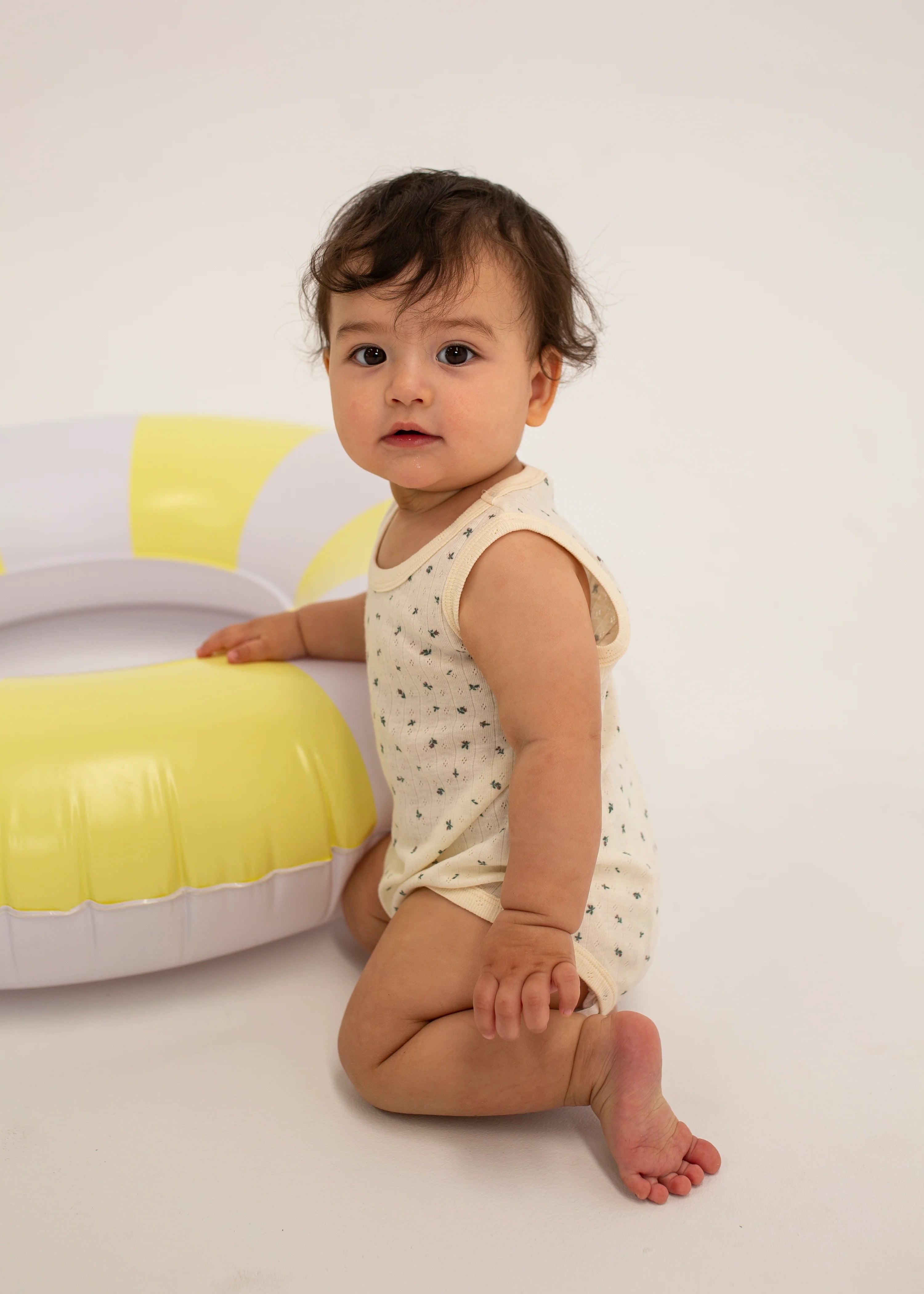 Tiny Trove - Luca Rib Pointelle Bodysuit Floral