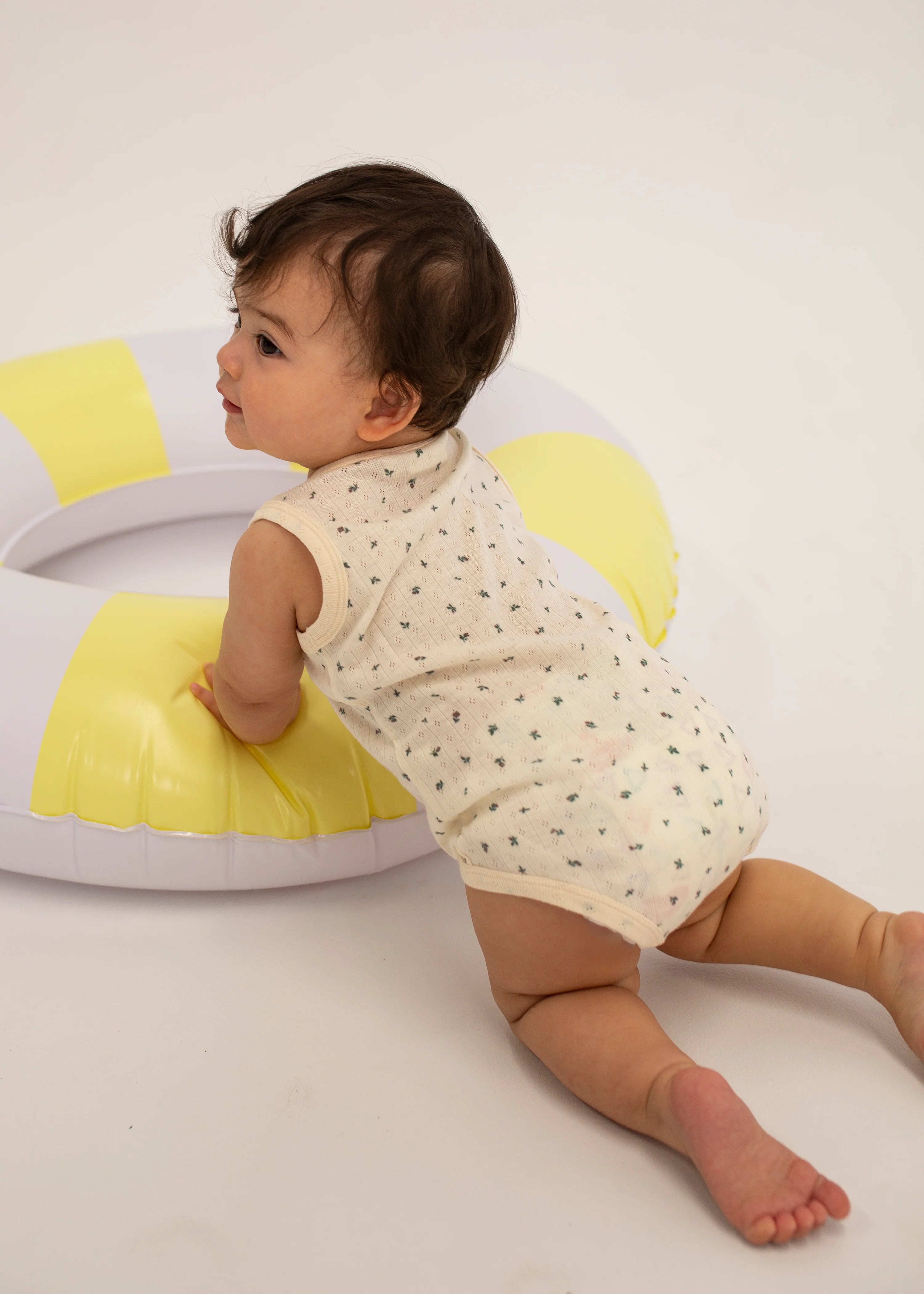 Tiny Trove - Luca Rib Pointelle Bodysuit Floral