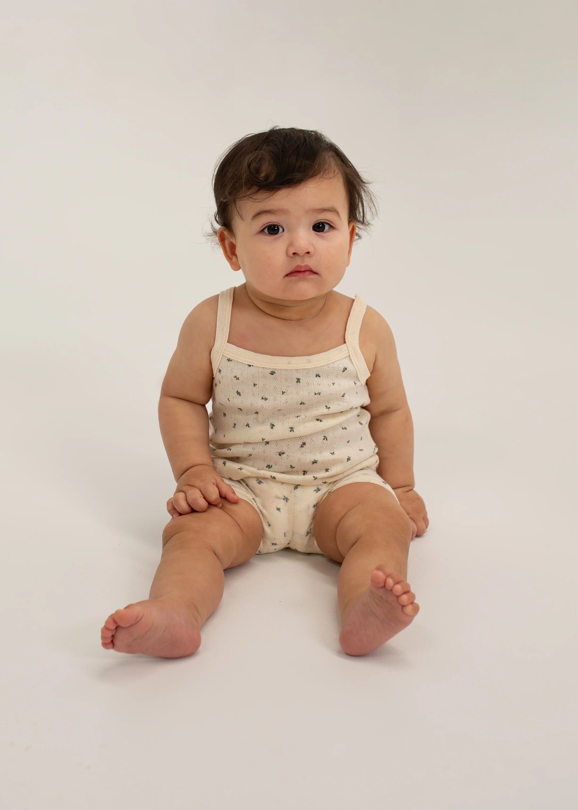 Tiny Trove - Vivi Rib Pointelle Set Floral