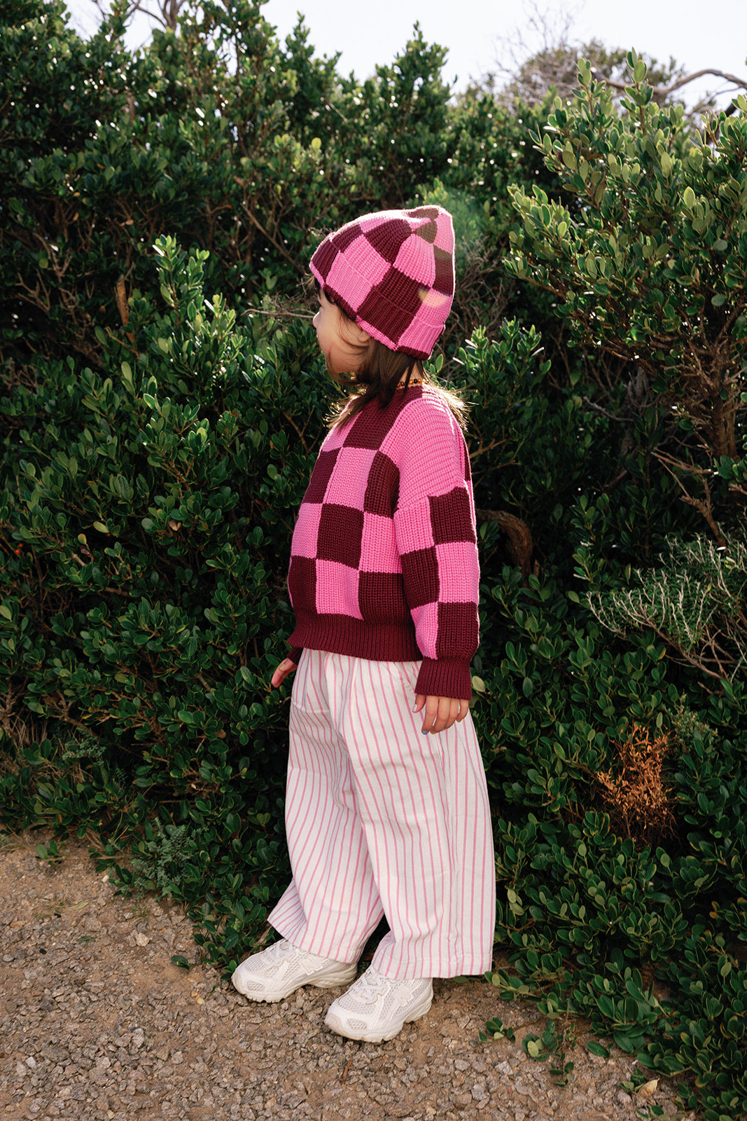 PRE-ORDER Sunday Siblings - Sunday Knit Bright Pink