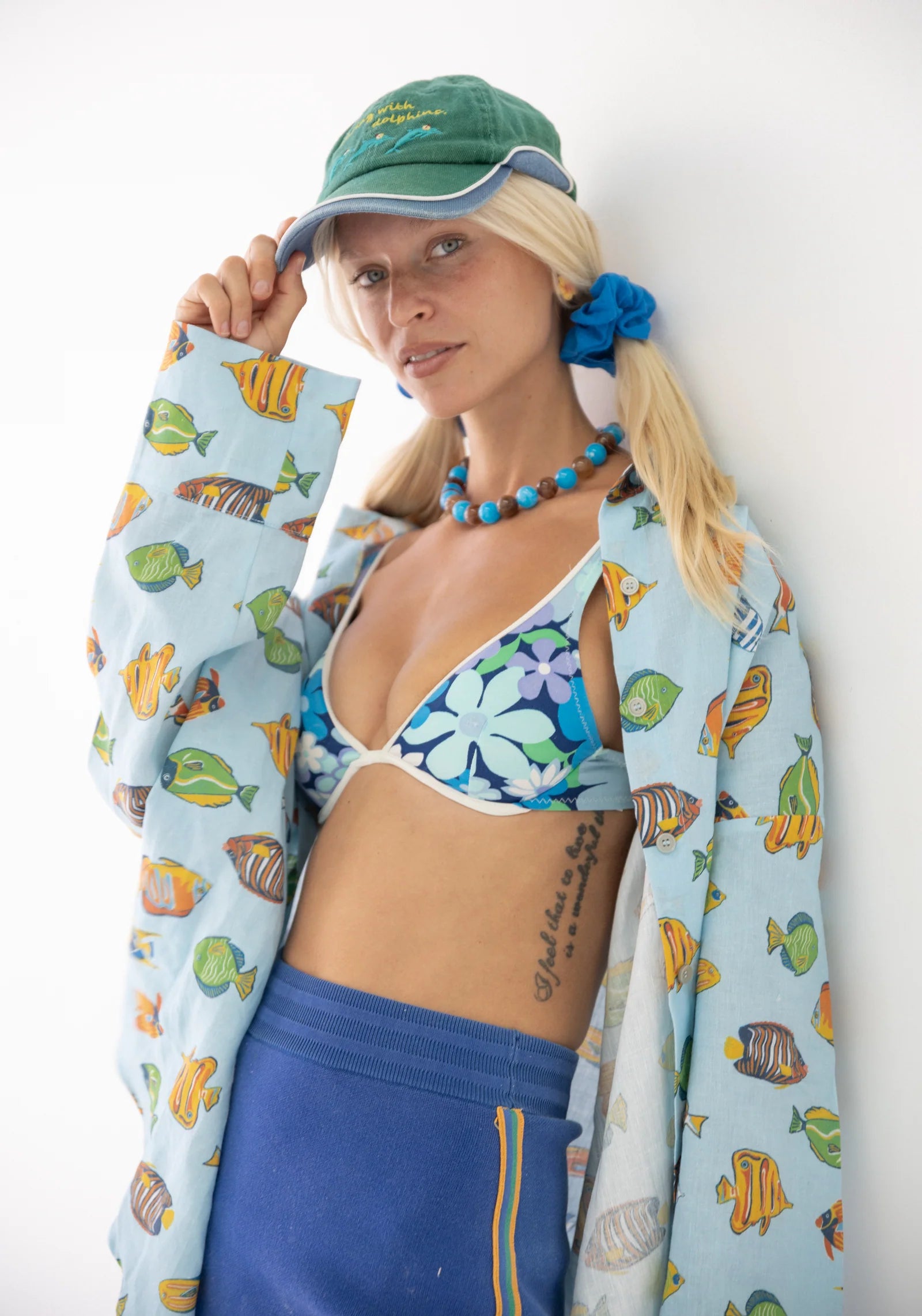Spicy Dugong - Dancing With Dolphins Cap