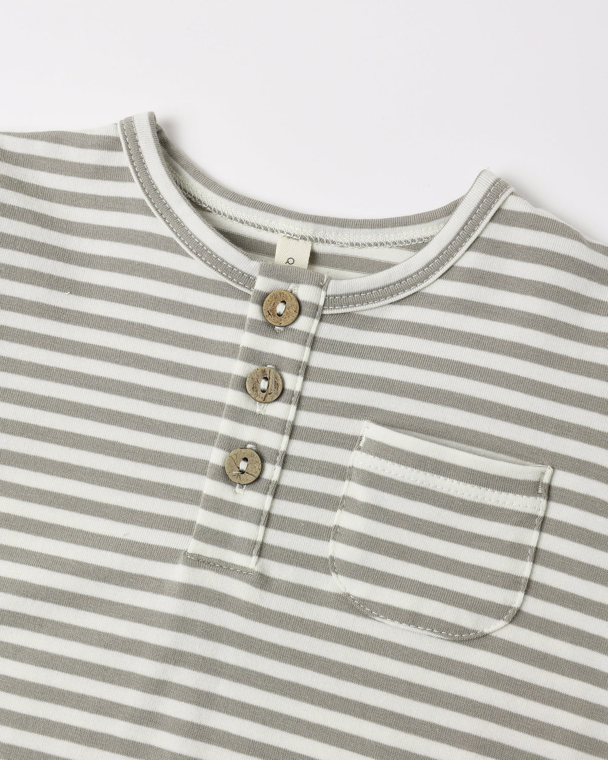 Quincy Mae Long Sleeve Pocket Jumpsuit Laurel Stripe