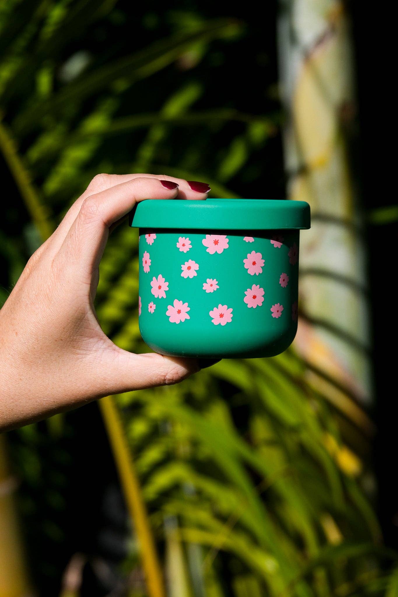 BBcino - Reusable Snack Pot 250ml Ditsy