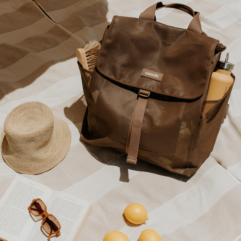 Sande - Beach Hauler™ Mesh Backpack Espresso