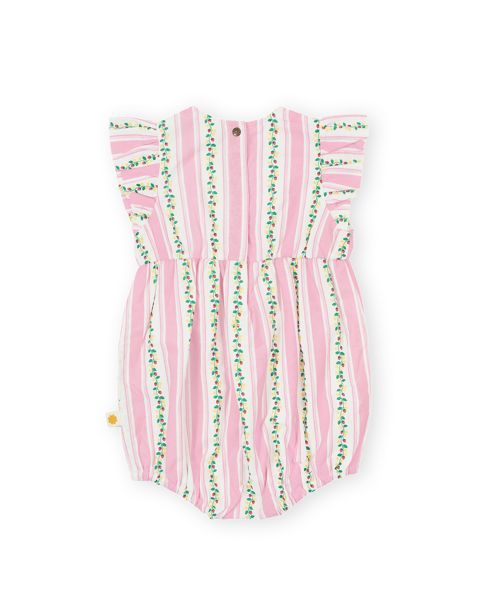 Goldie + Ace - Antique Stripe Strawberry Lani Romper