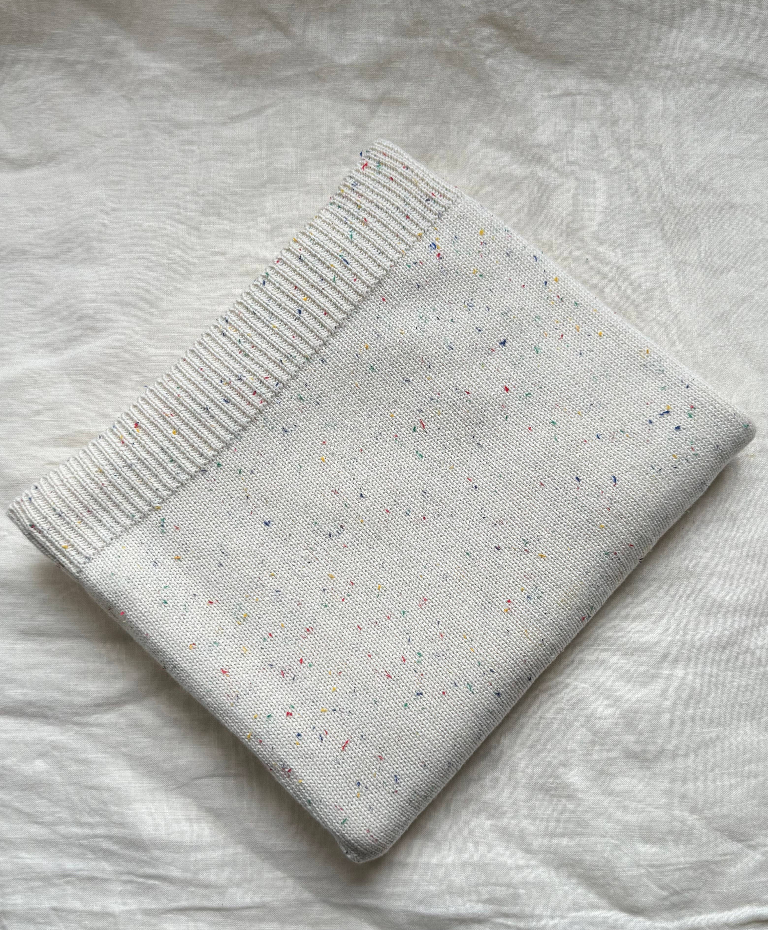 Golden Child - The Rainbow Speckled Baby Blanket