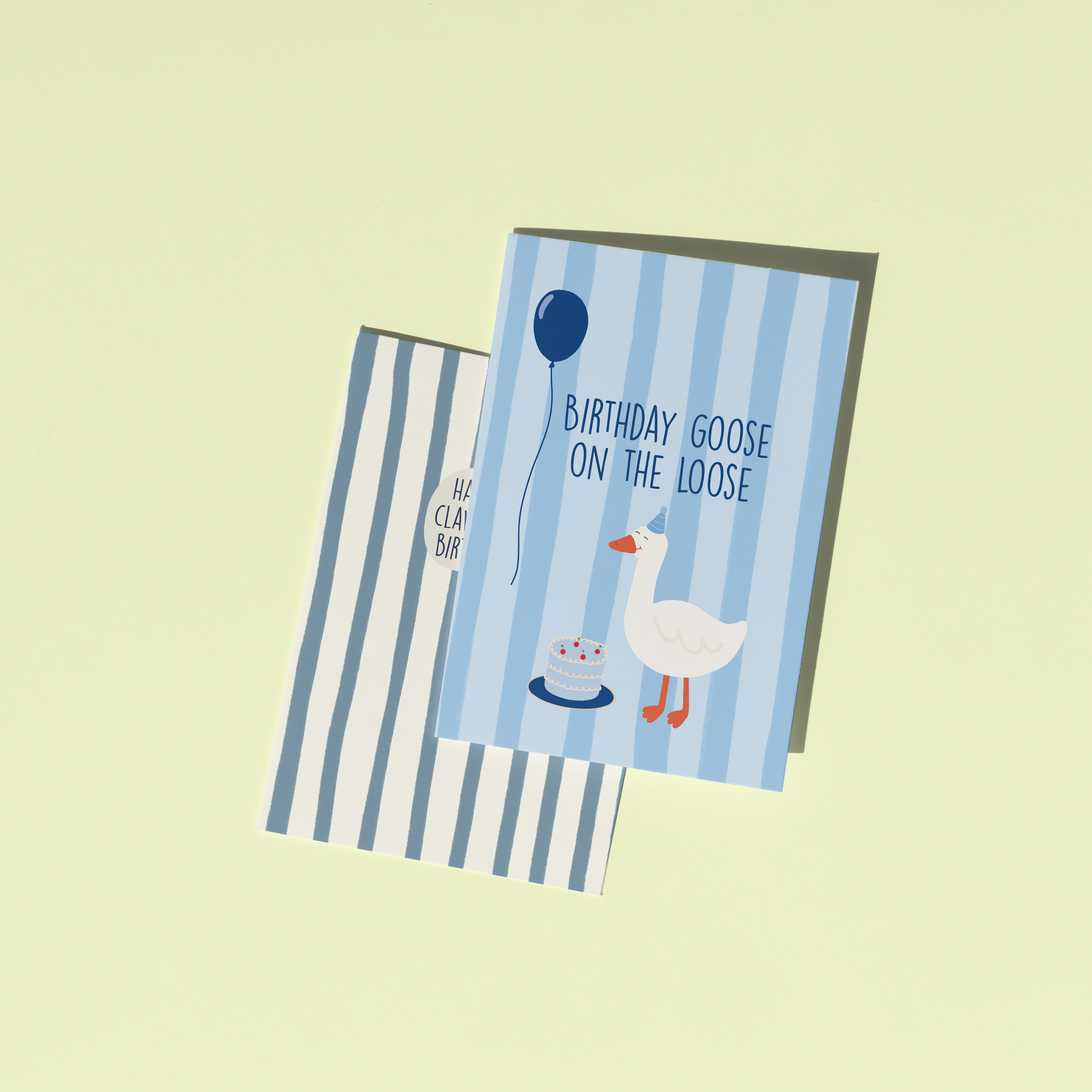 From Rosalie - Birthday Goose Kids Birthday Card