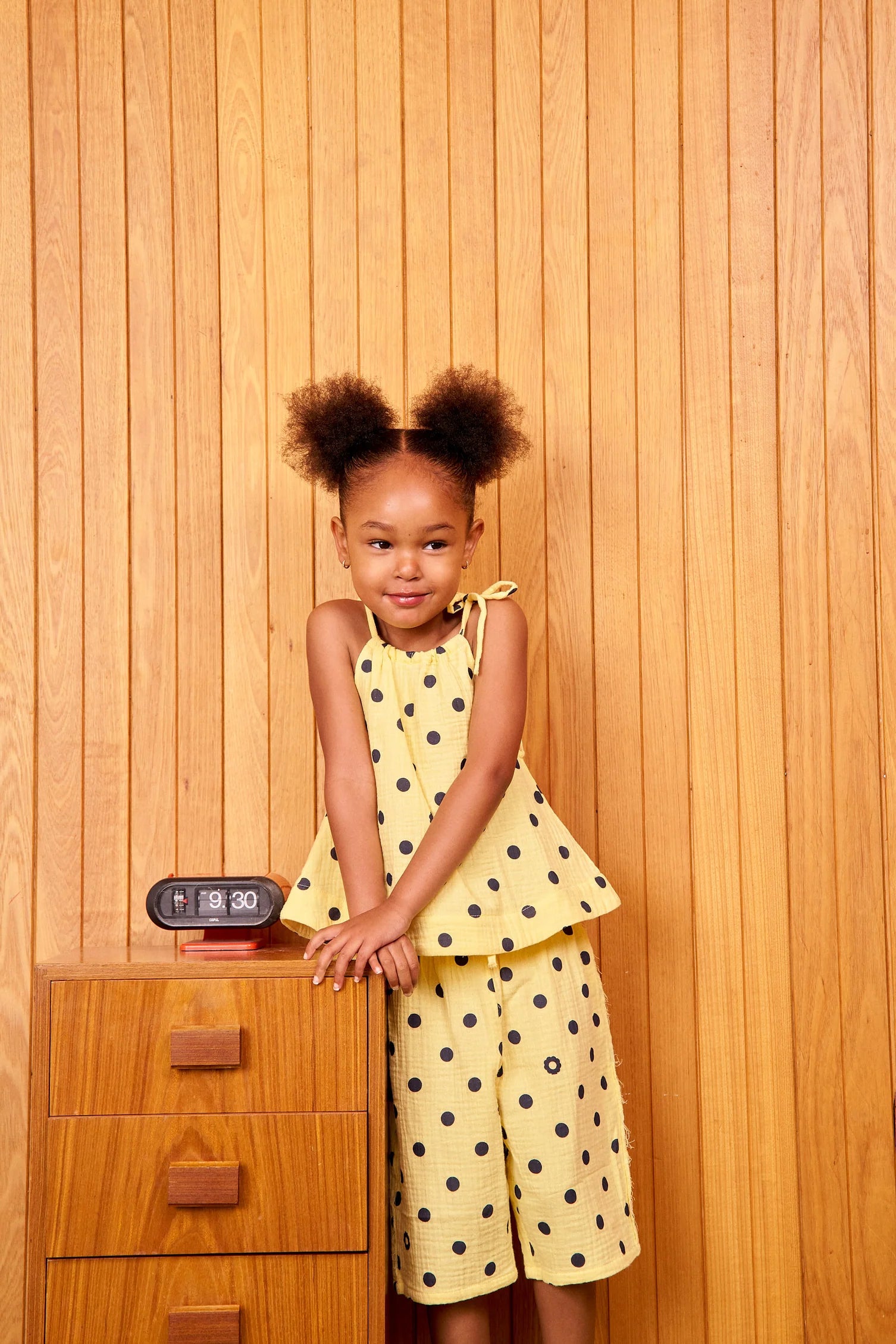 Cubby - Bermuda Short Butter Dot