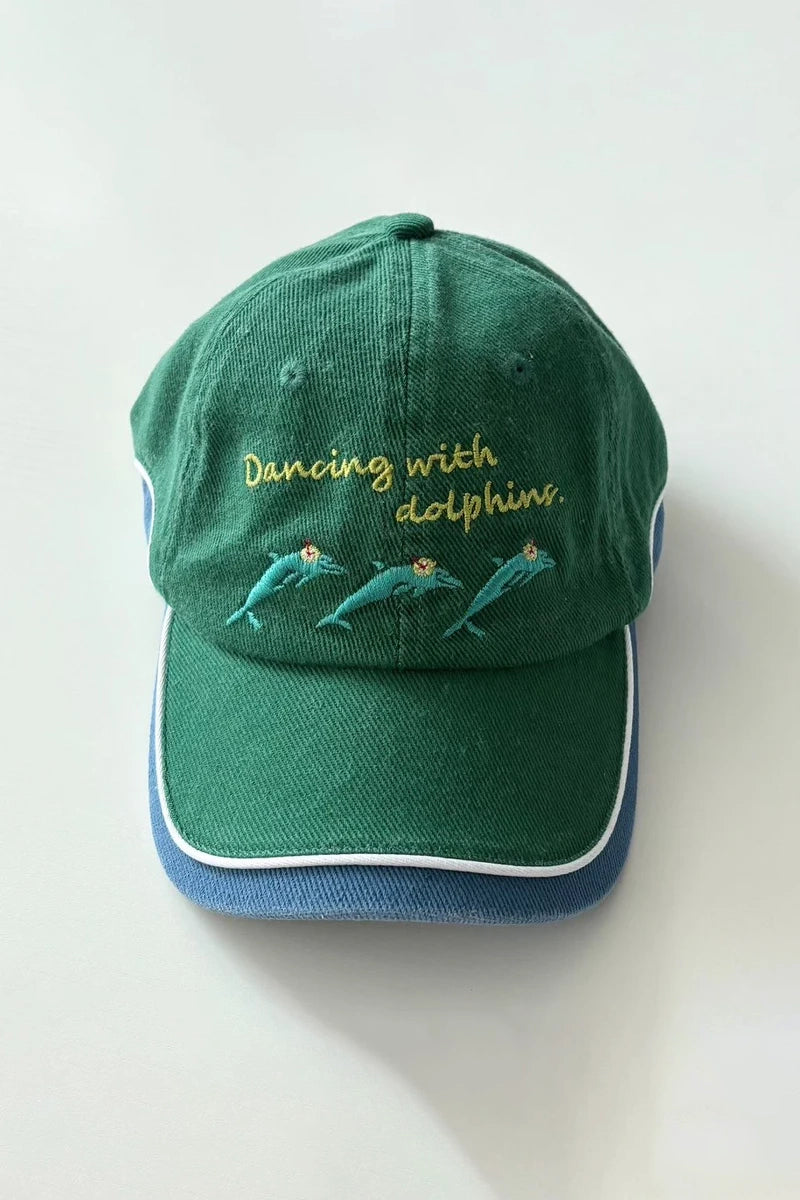 Spicy Dugong - Dancing With Dolphins Cap