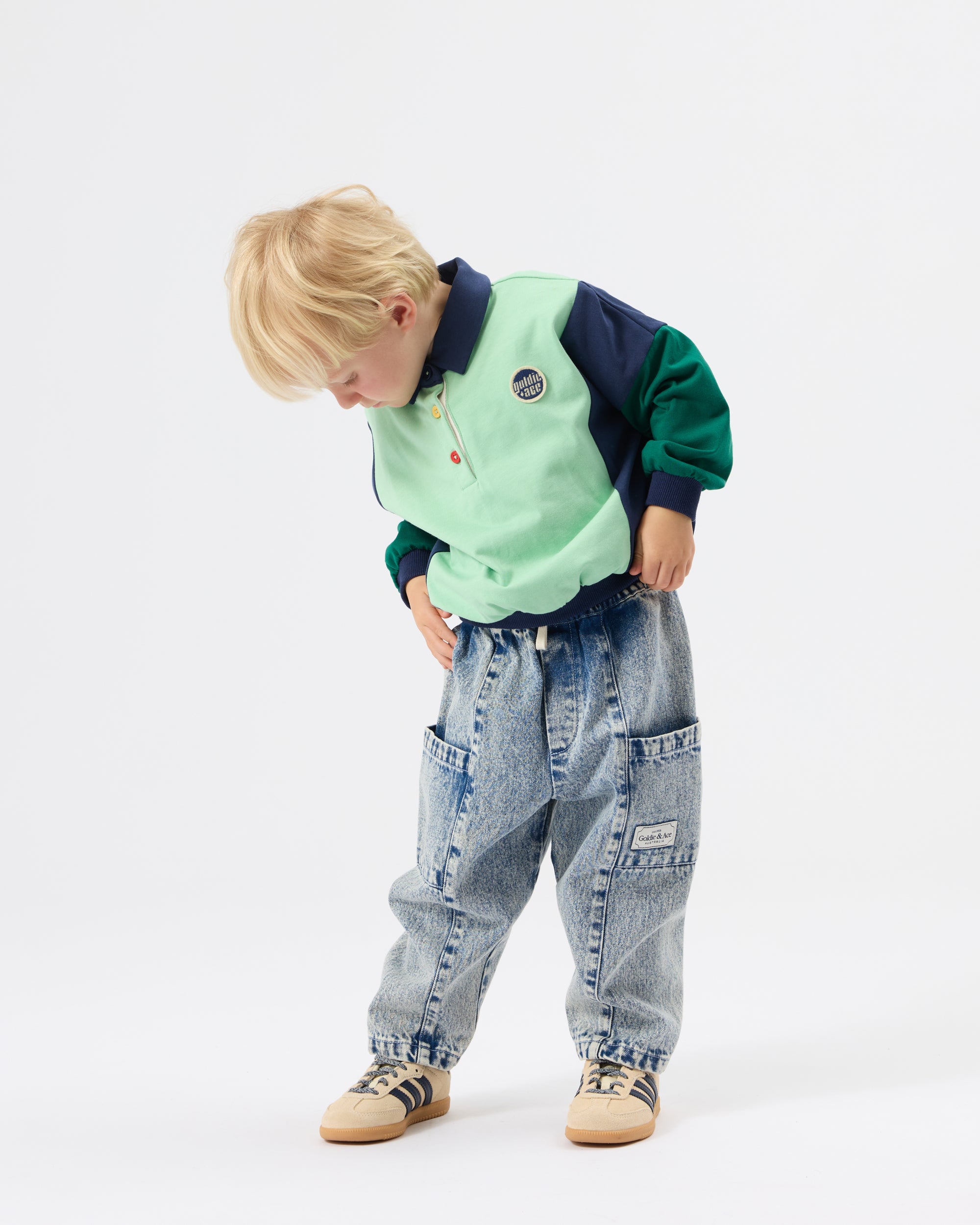 Goldie + Ace - Kit Denim Pocket Pant Light Denim