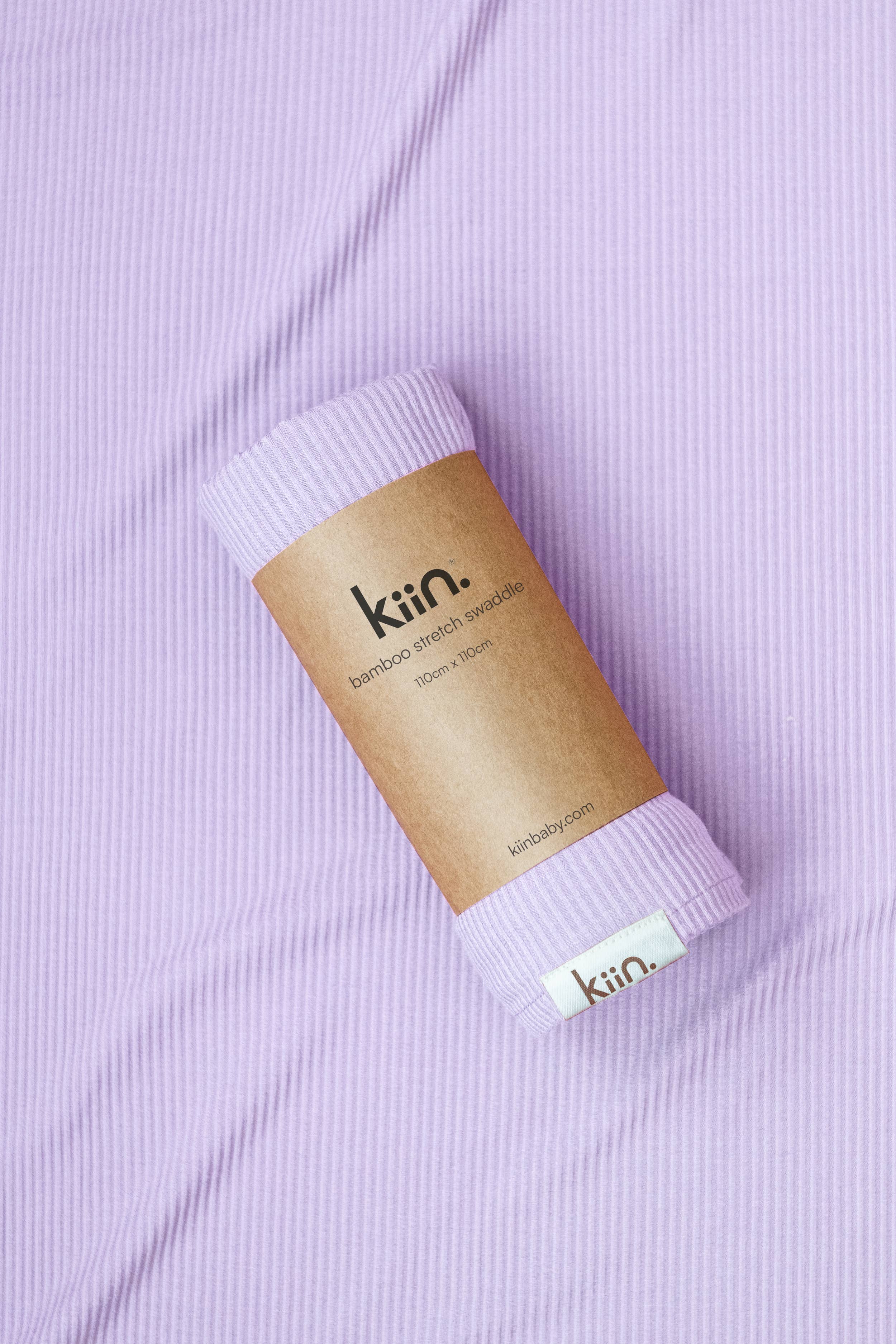 Kiin Baby - Bamboo Stretch Swaddle Lilac