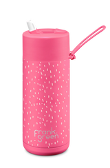 Back of pink frankster bottle
