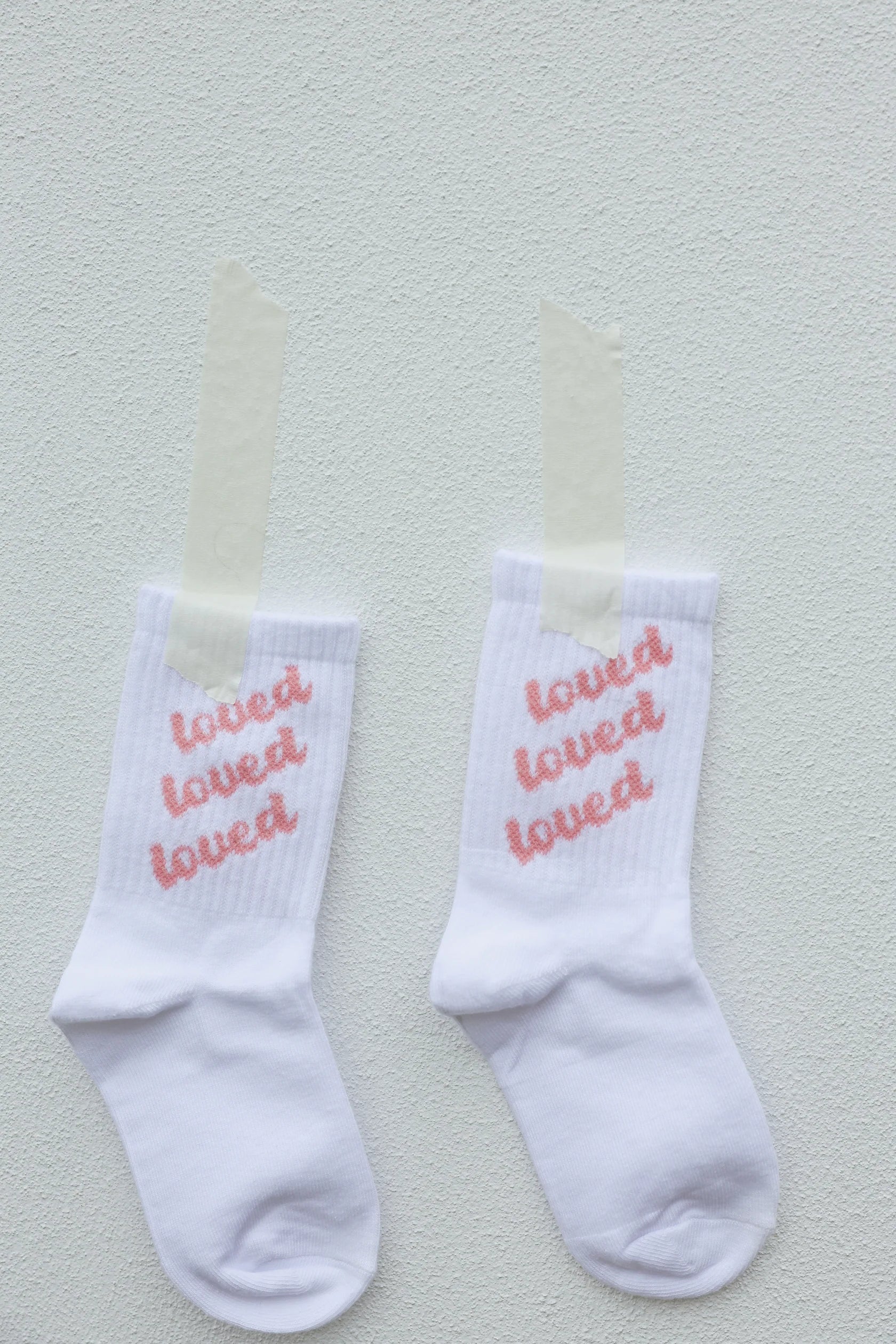 A pair of the another love socks.