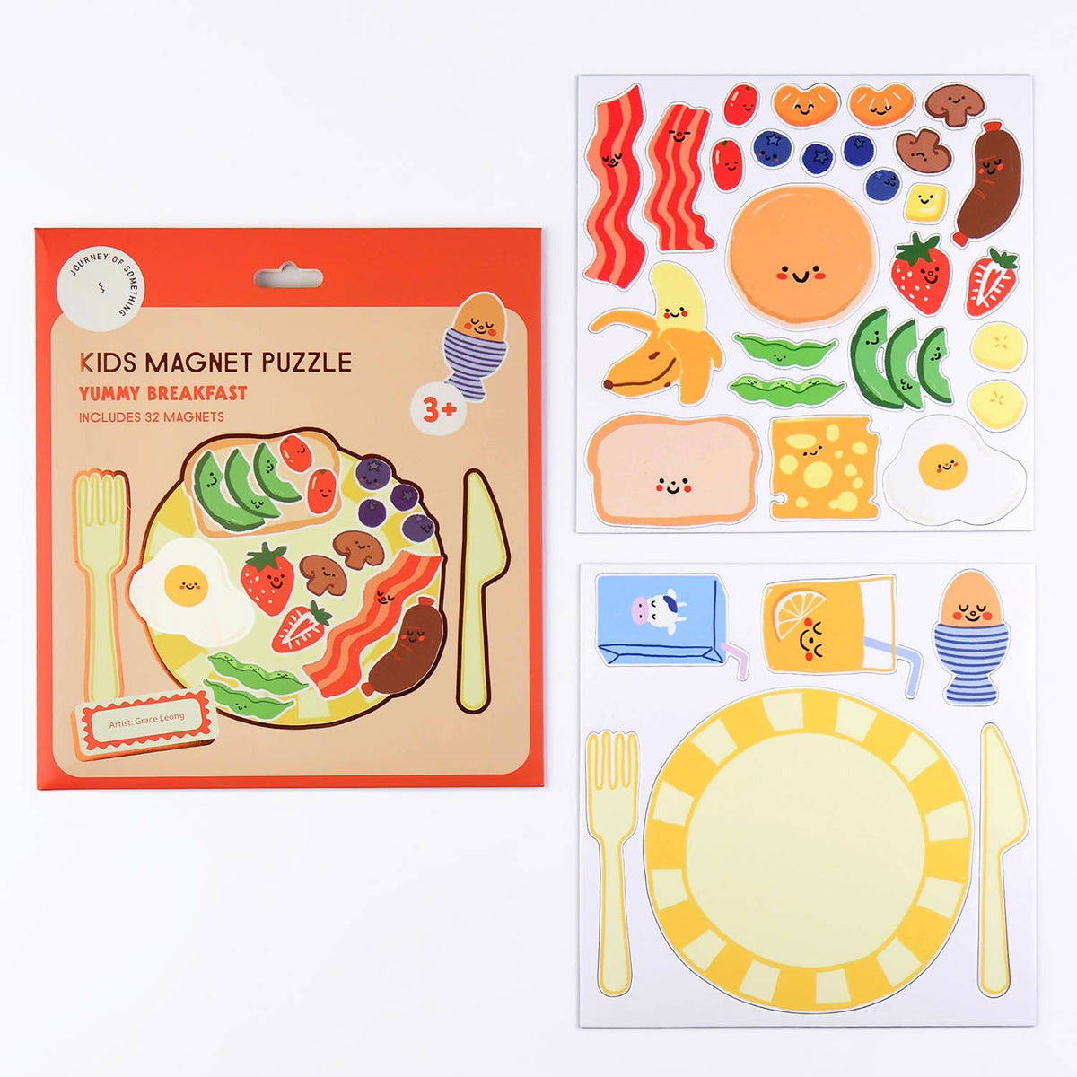 Journey of Something - Yummy Breakfast Kids Magnet Puzzle