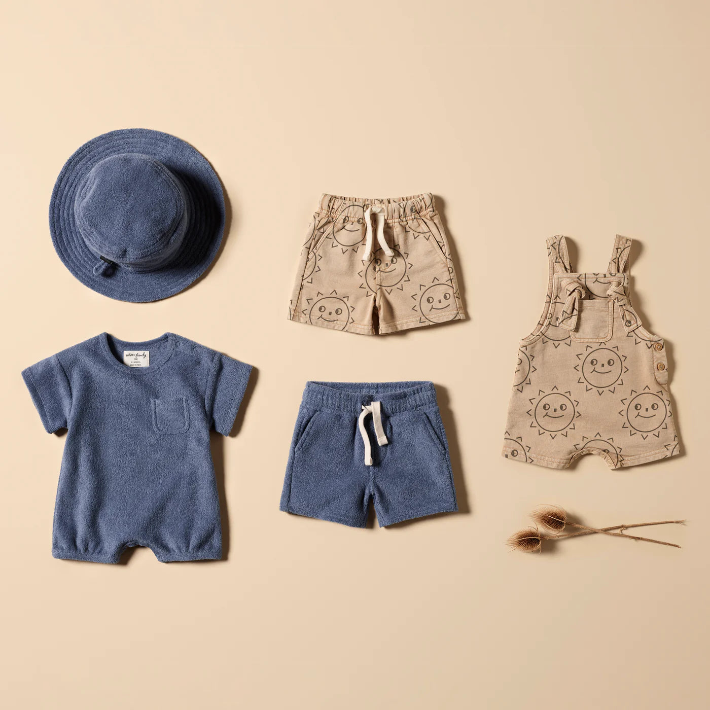 Wilson & Frenchy - Deep Blue Organic Terry Sun Hat