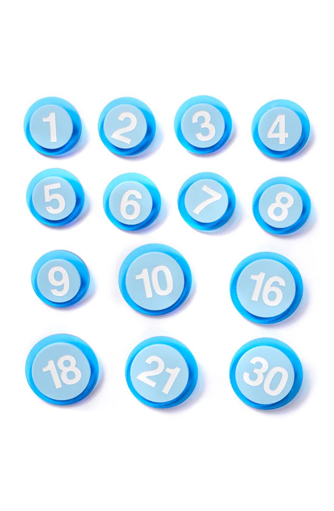 HELLO KIT CO Birthday Badge! Blues.