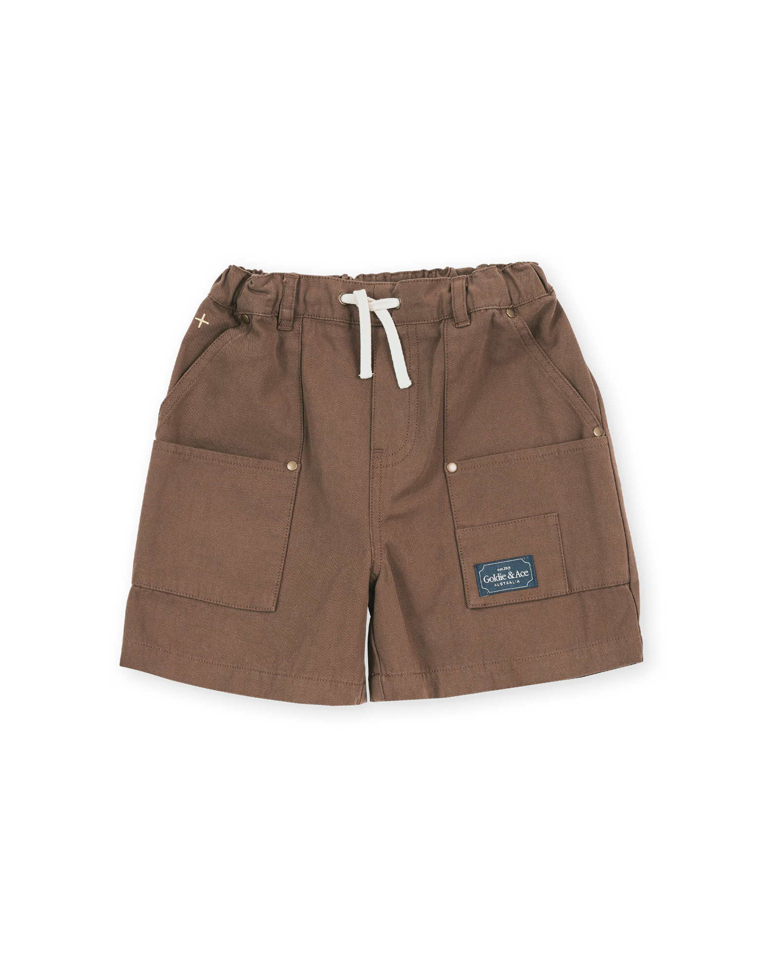 Goldie + Ace - Carpenter Shorts Brown