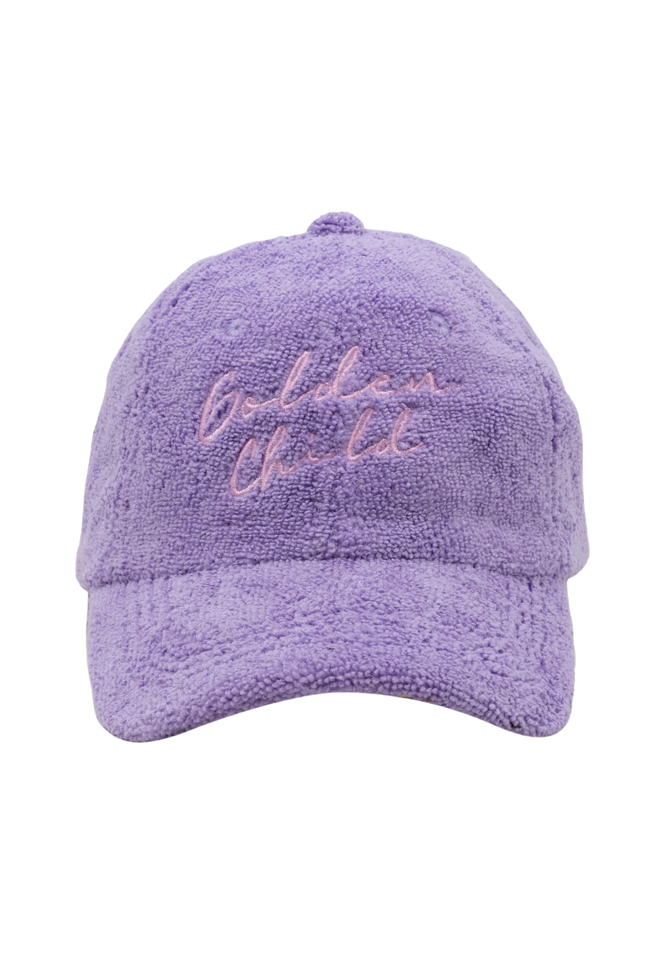 Golden Child - Children's Terry Towelling Cap Purple