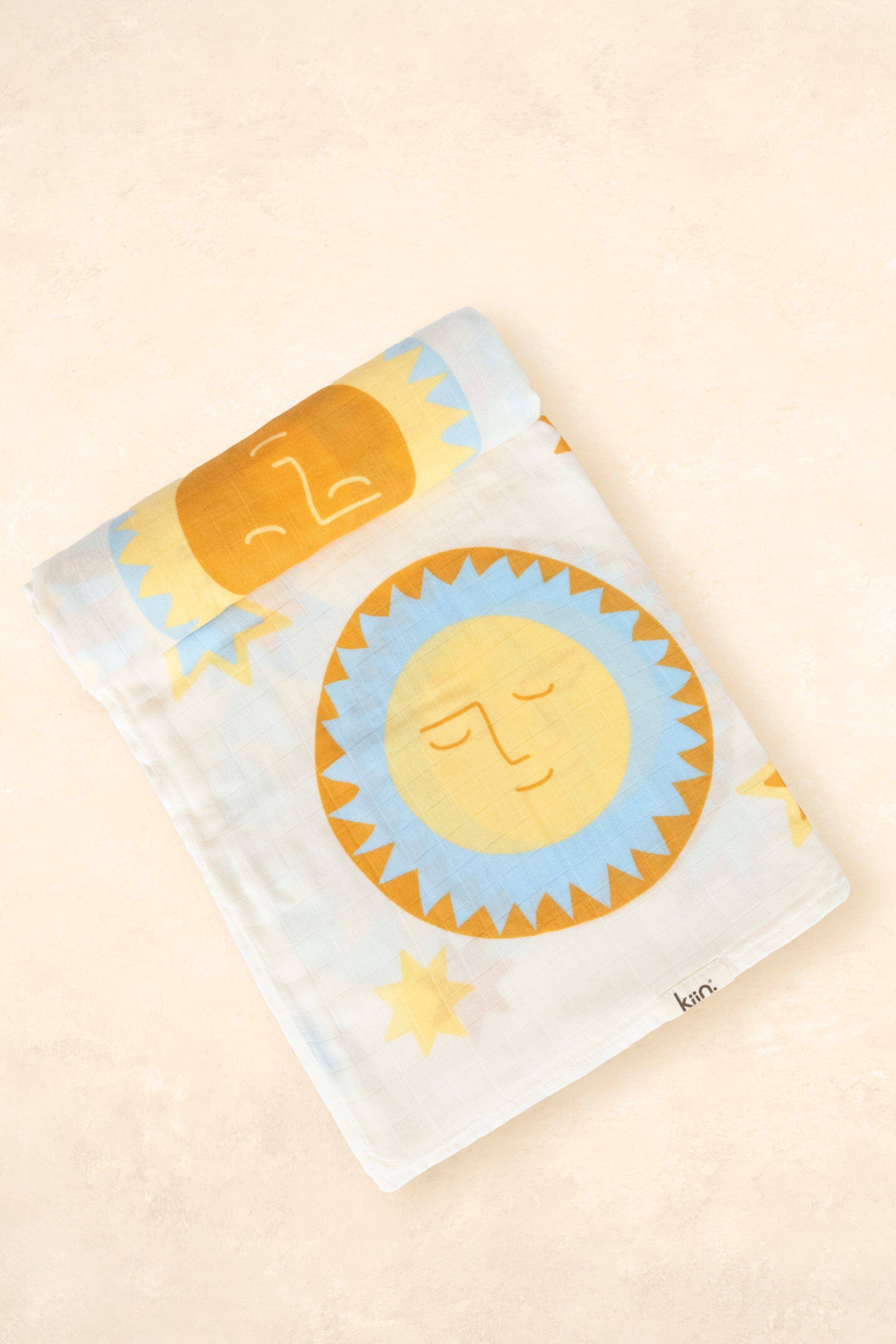 Kiin Baby - Organic Muslin Swaddle - Sunny Day (Limited Edition)