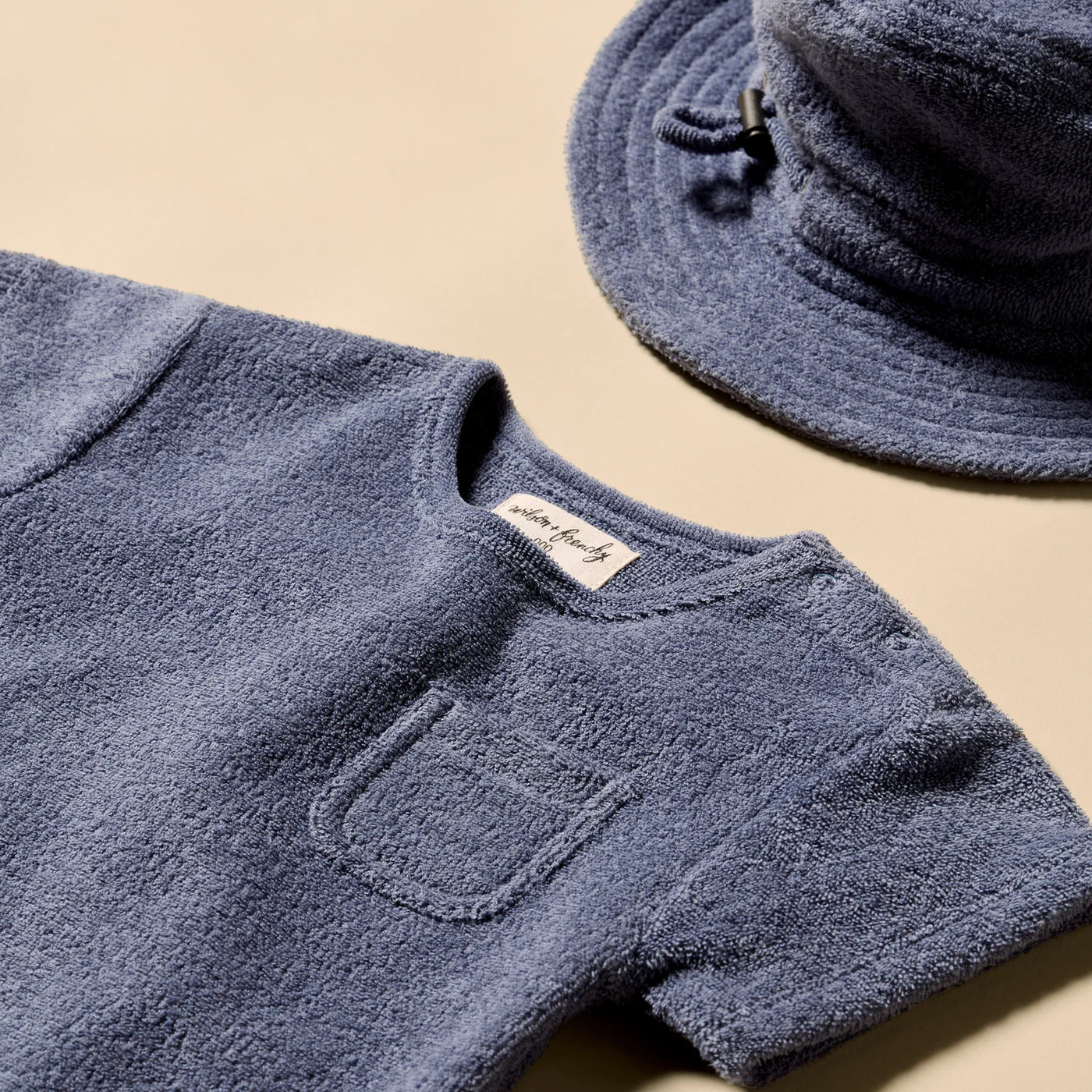 Wilson & Frenchy - Deep Blue Organic Terry Tee