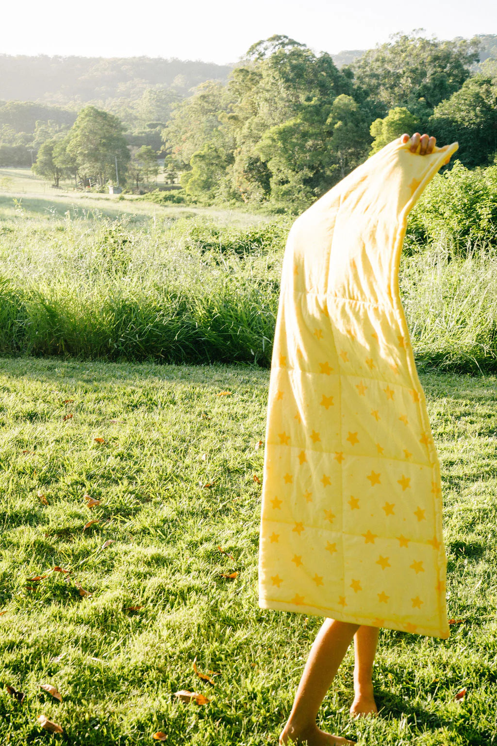 PRE-ORDER Play Linen - Star Sprinkle Reversible Quilt Cot