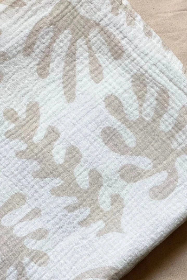 Golden Child - Marine Dream Organic Cotton Swaddle Stone