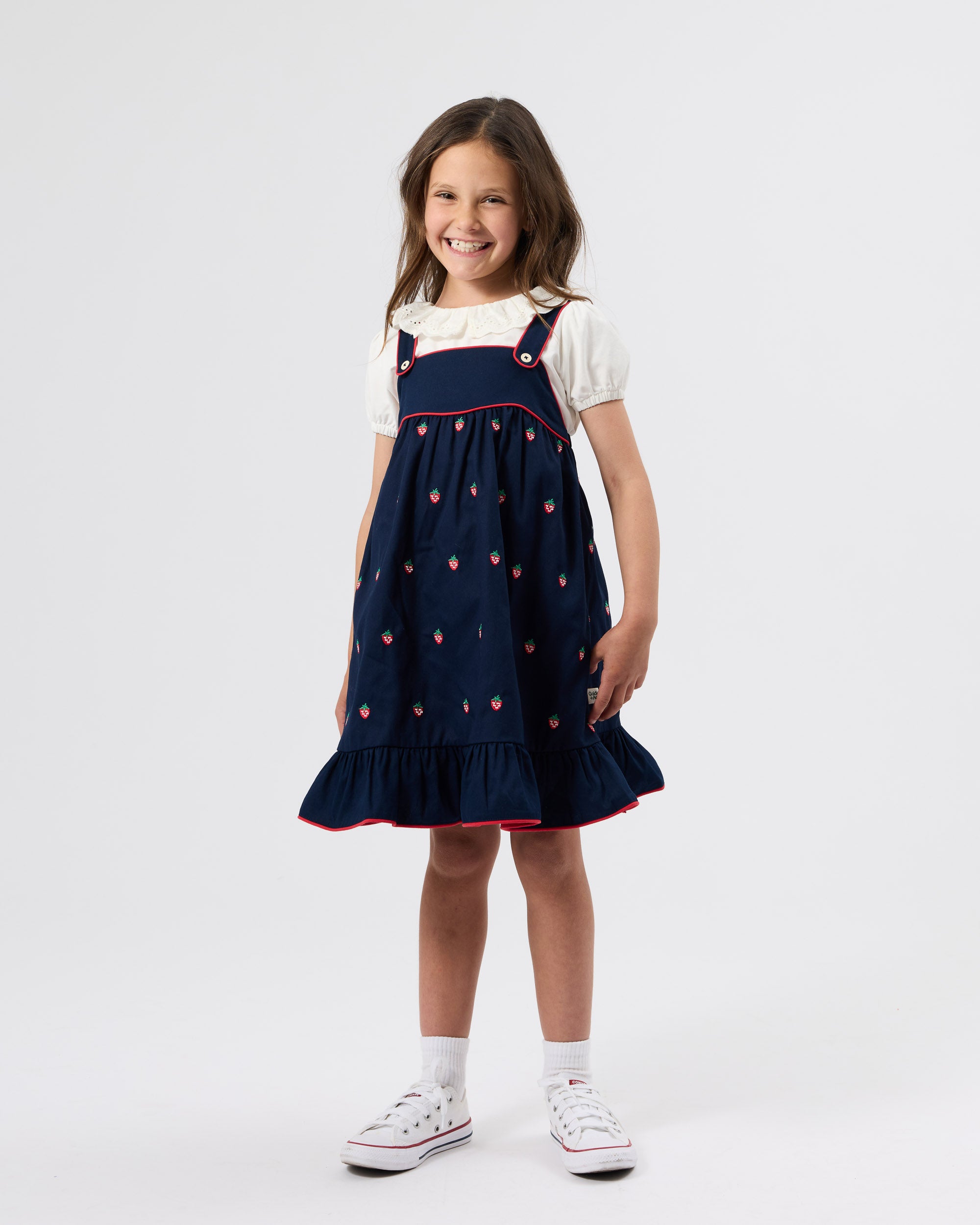 Goldie + Ace - Laura Puff Sleeve Collar Top