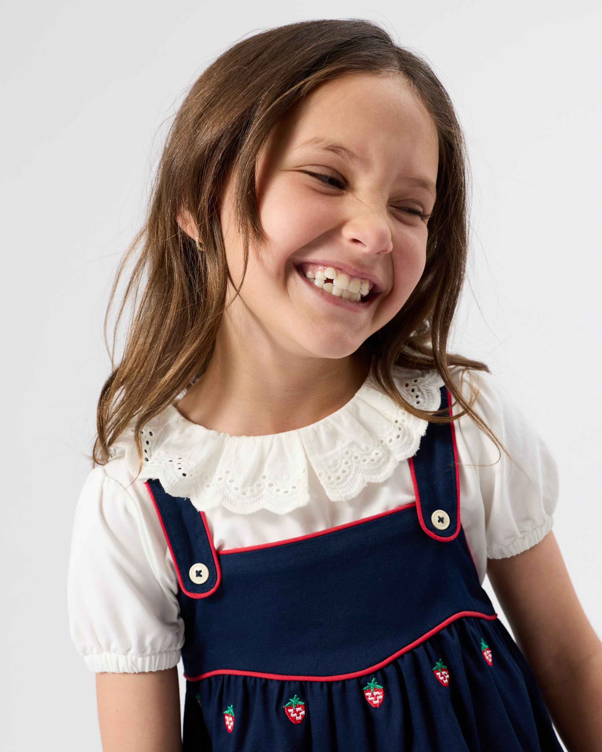 Goldie + Ace - Laura Puff Sleeve Collar Top